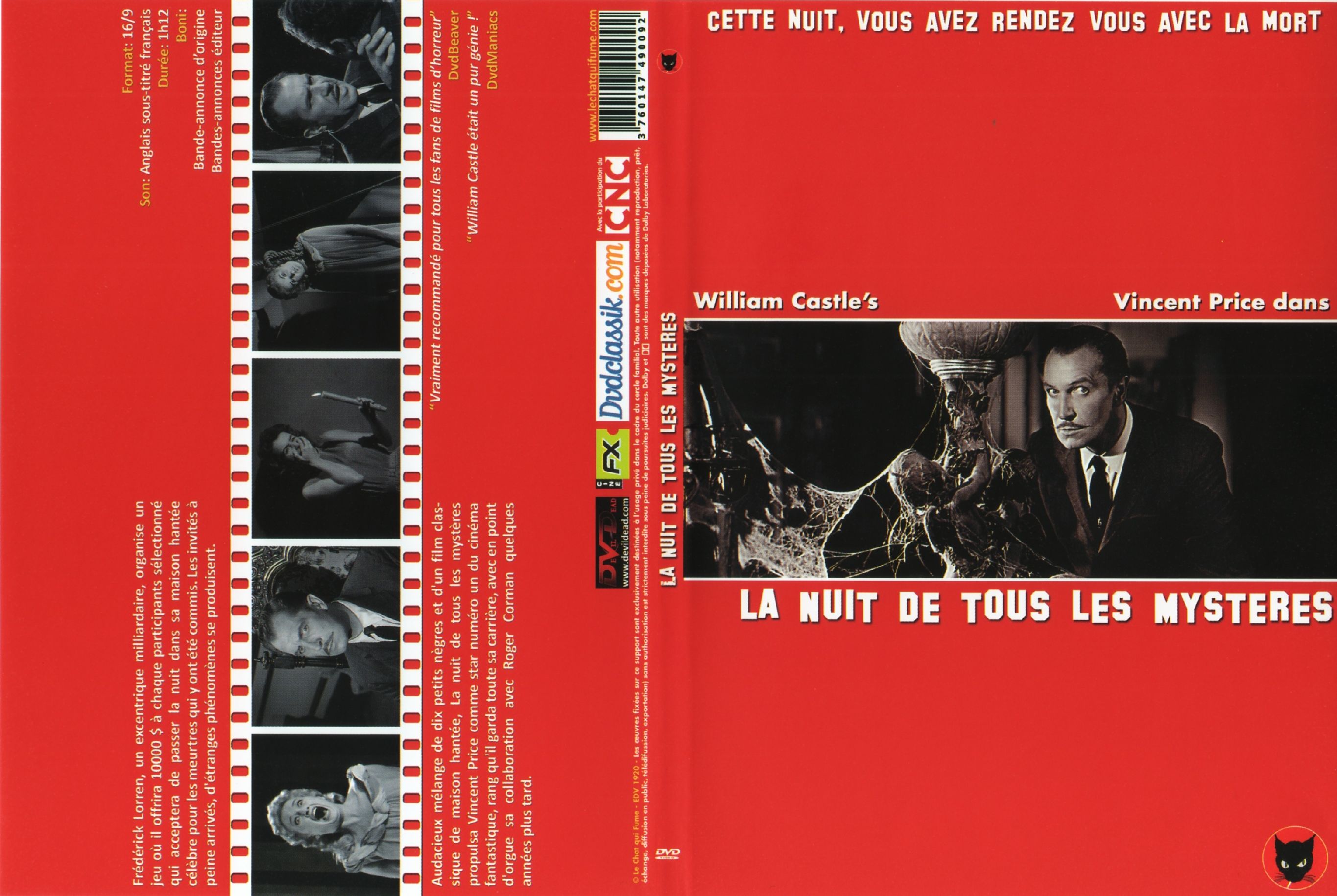 Jaquette DVD La nuit de tous les mysteres