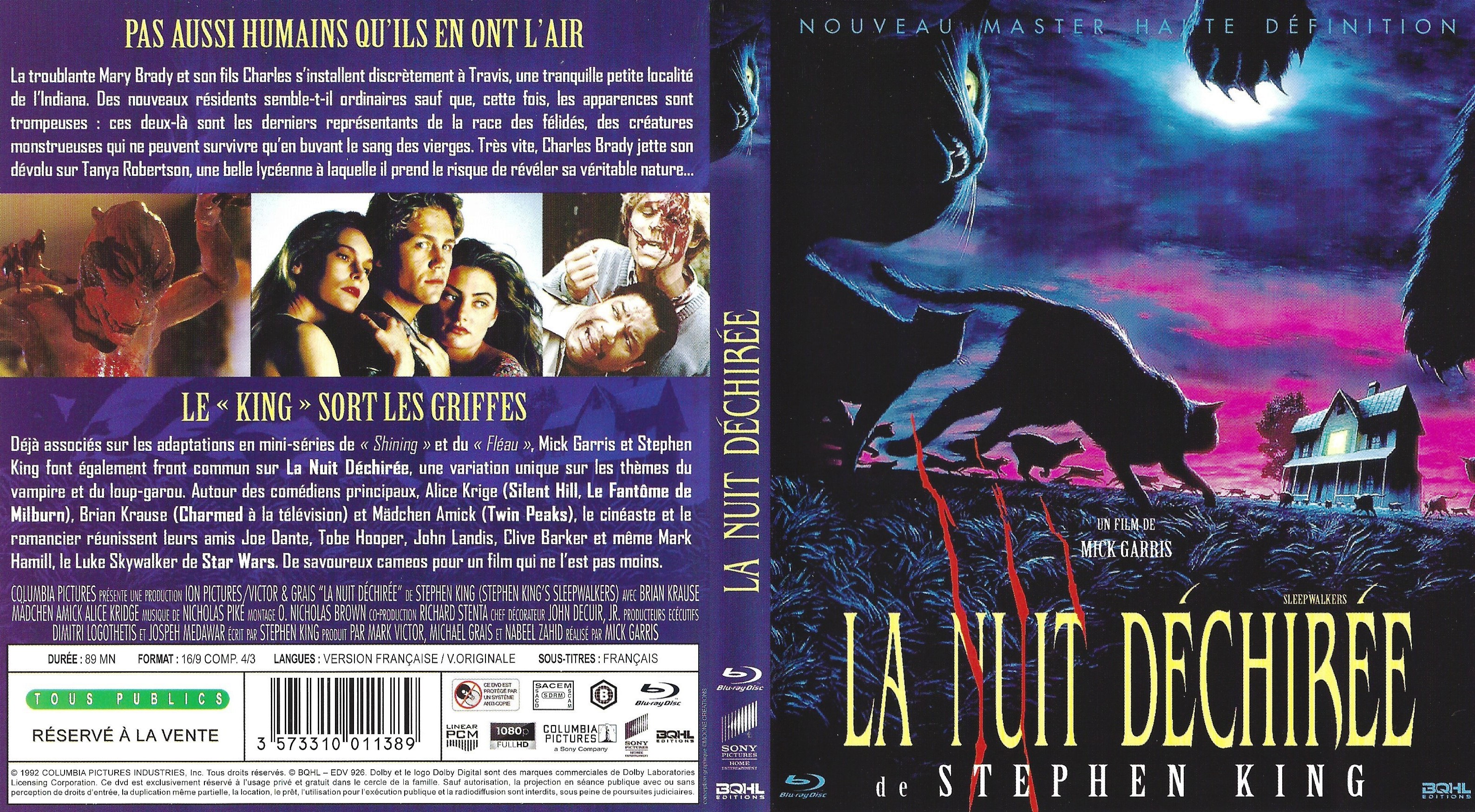 Jaquette DVD La nuit dchire (BLU-RAY)