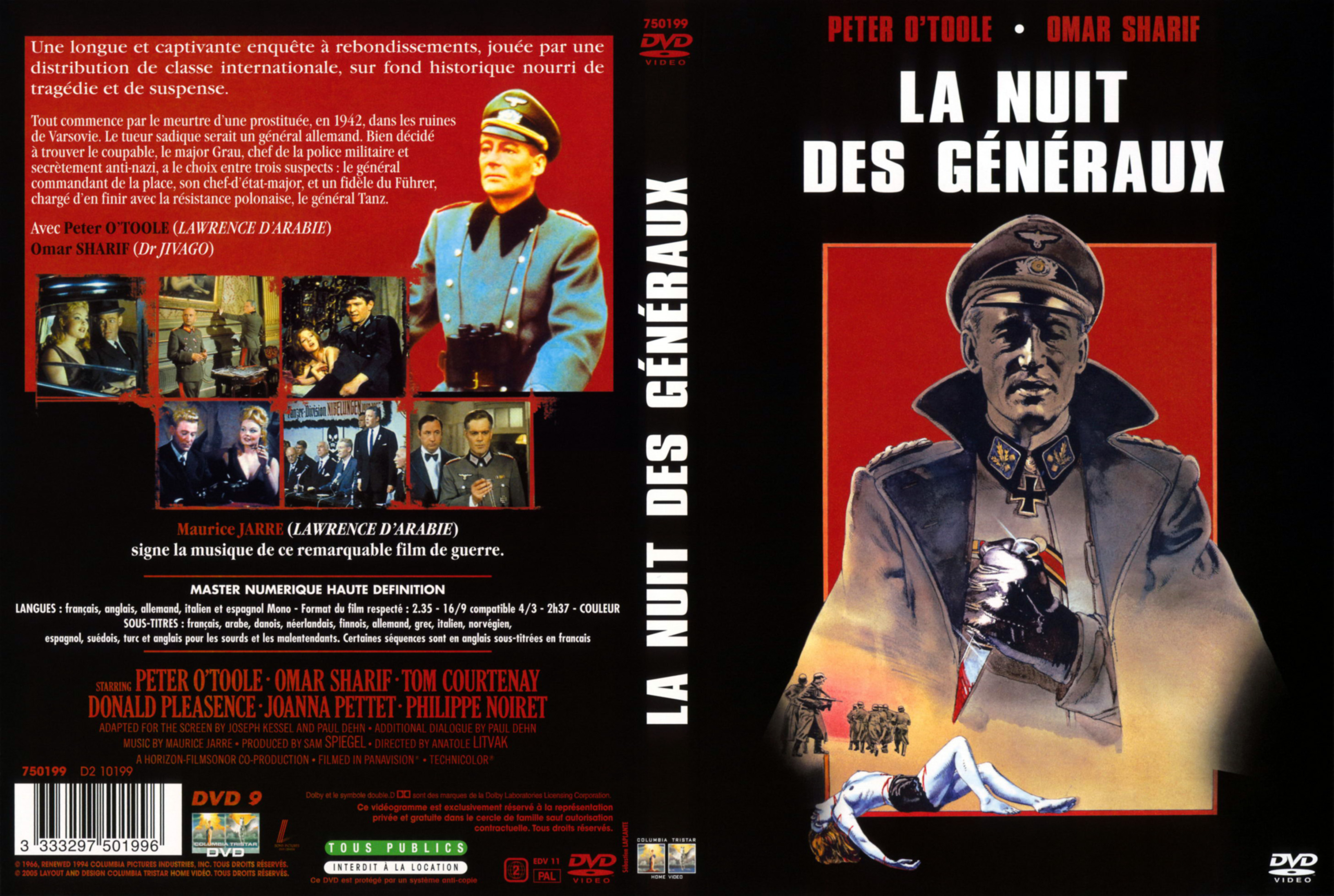 Jaquette DVD La nuit des Generaux