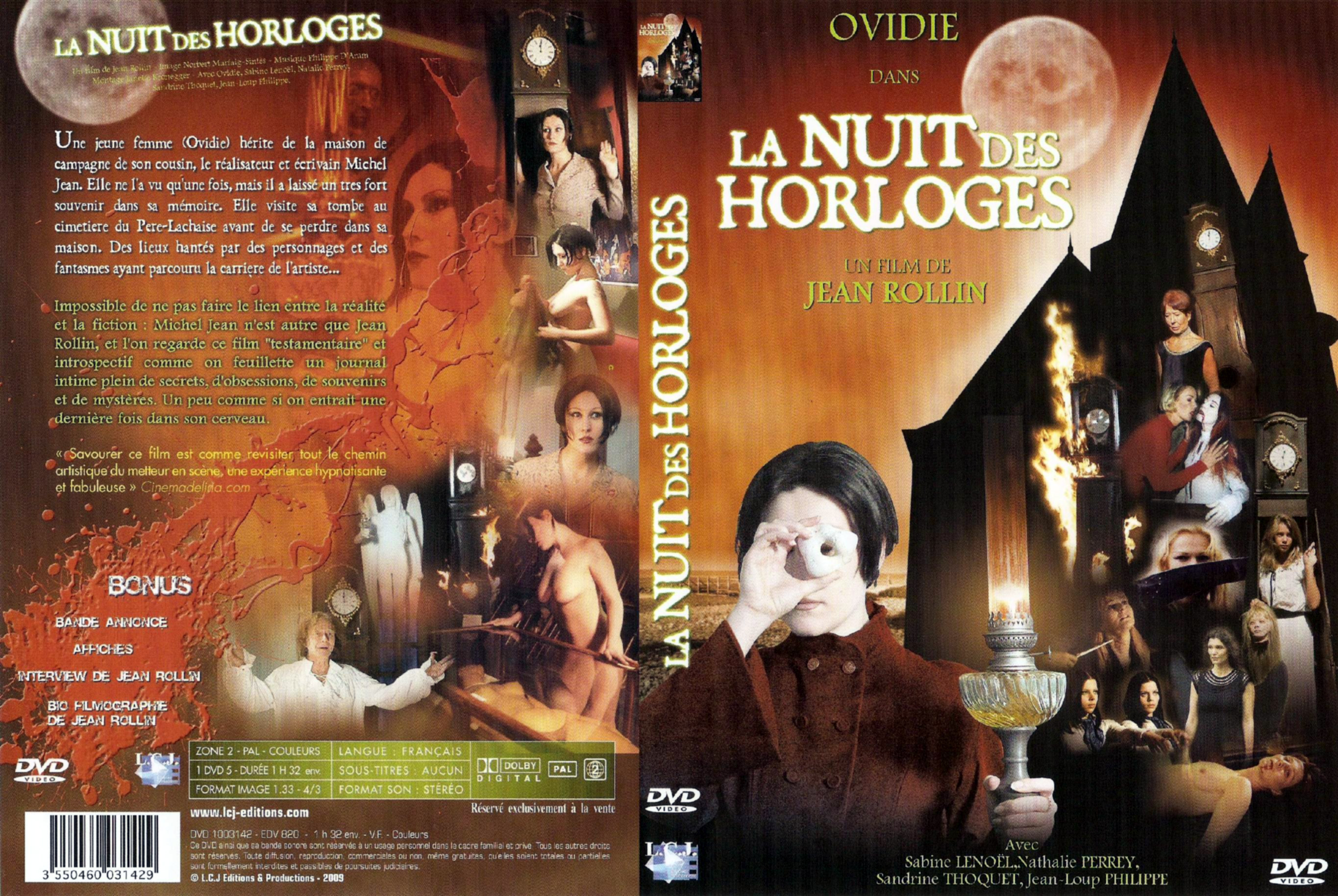 Jaquette DVD La nuit des horloges