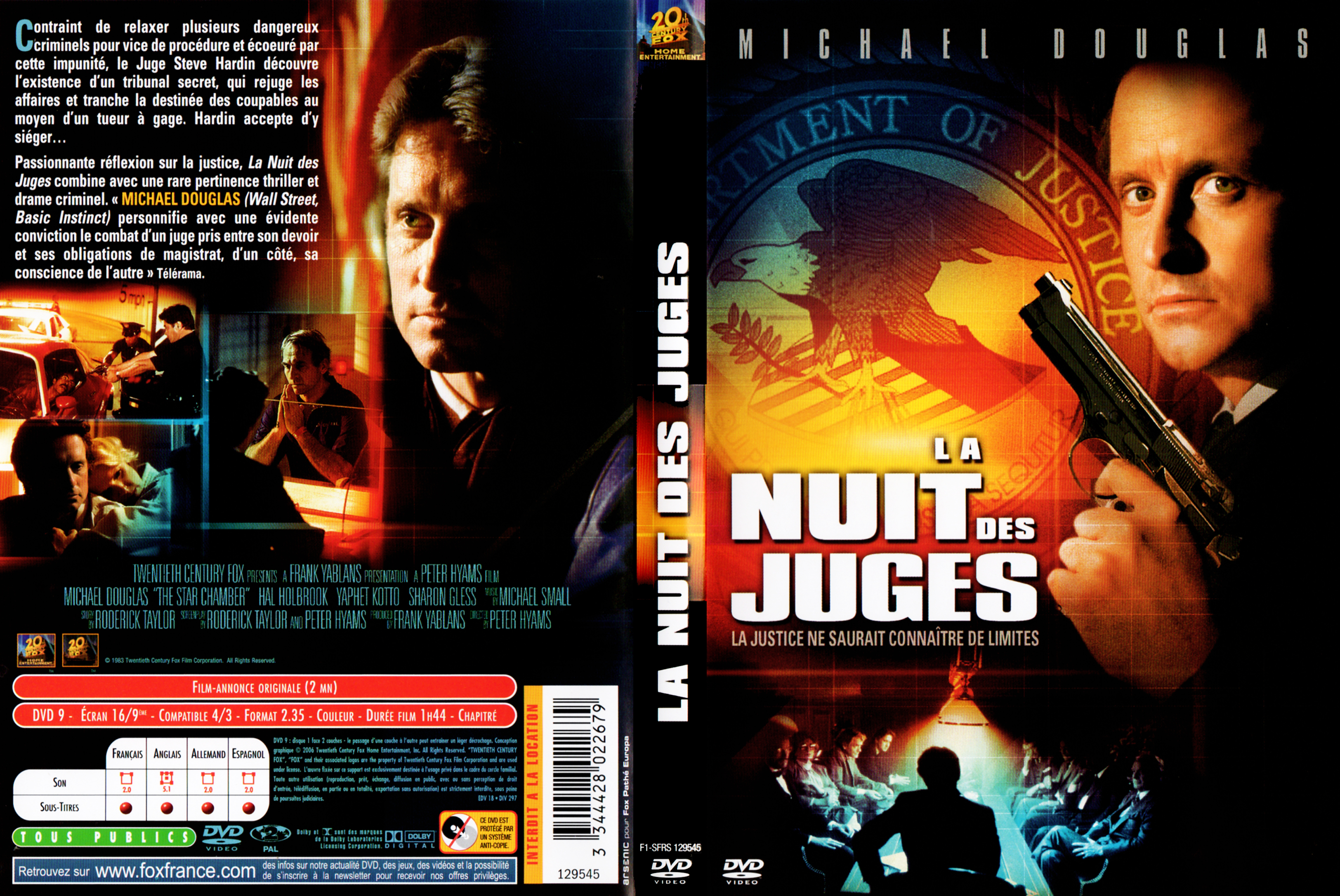 Jaquette DVD La nuit des juges v2