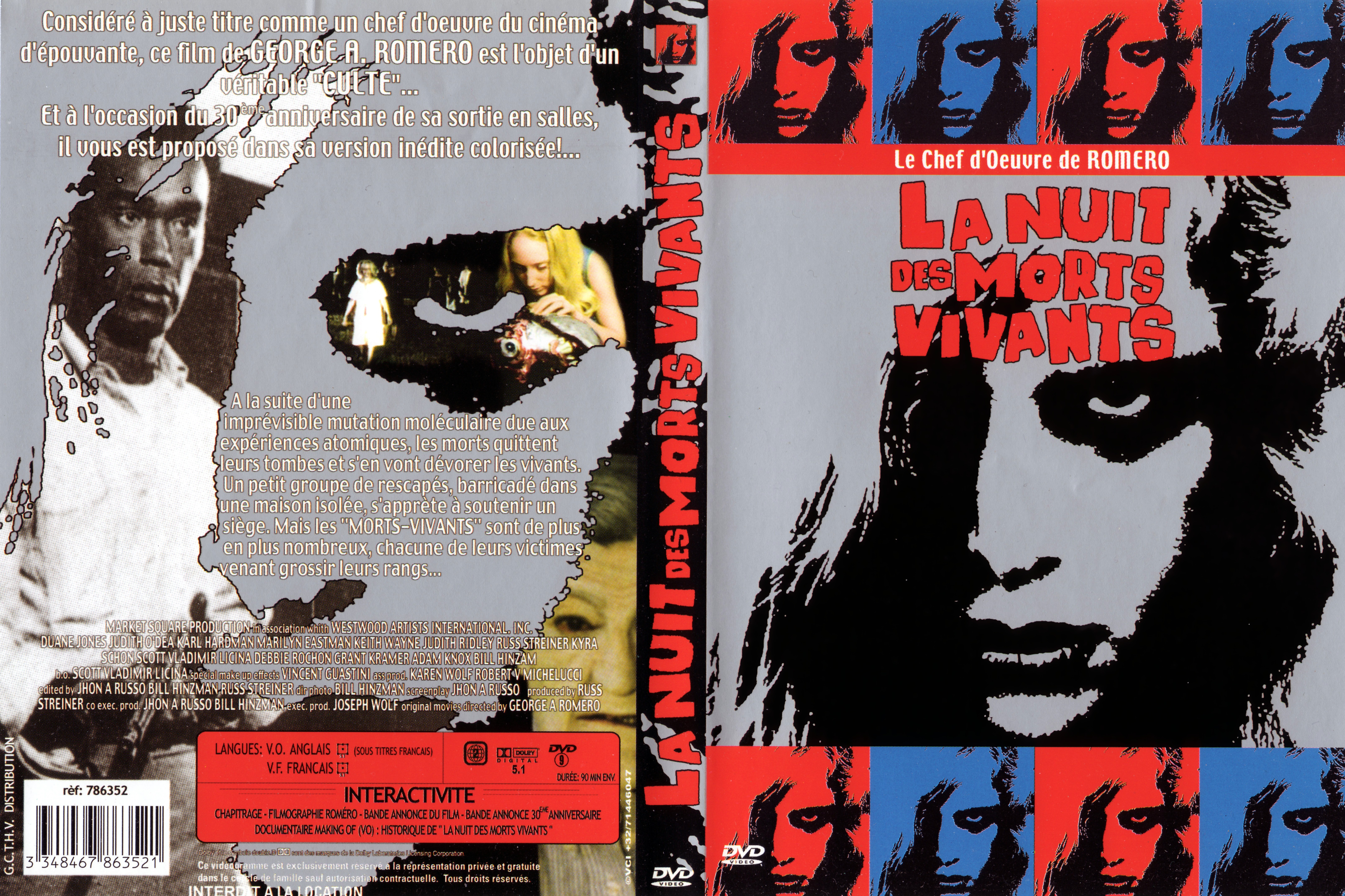 Jaquette DVD La nuit des morts-vivants