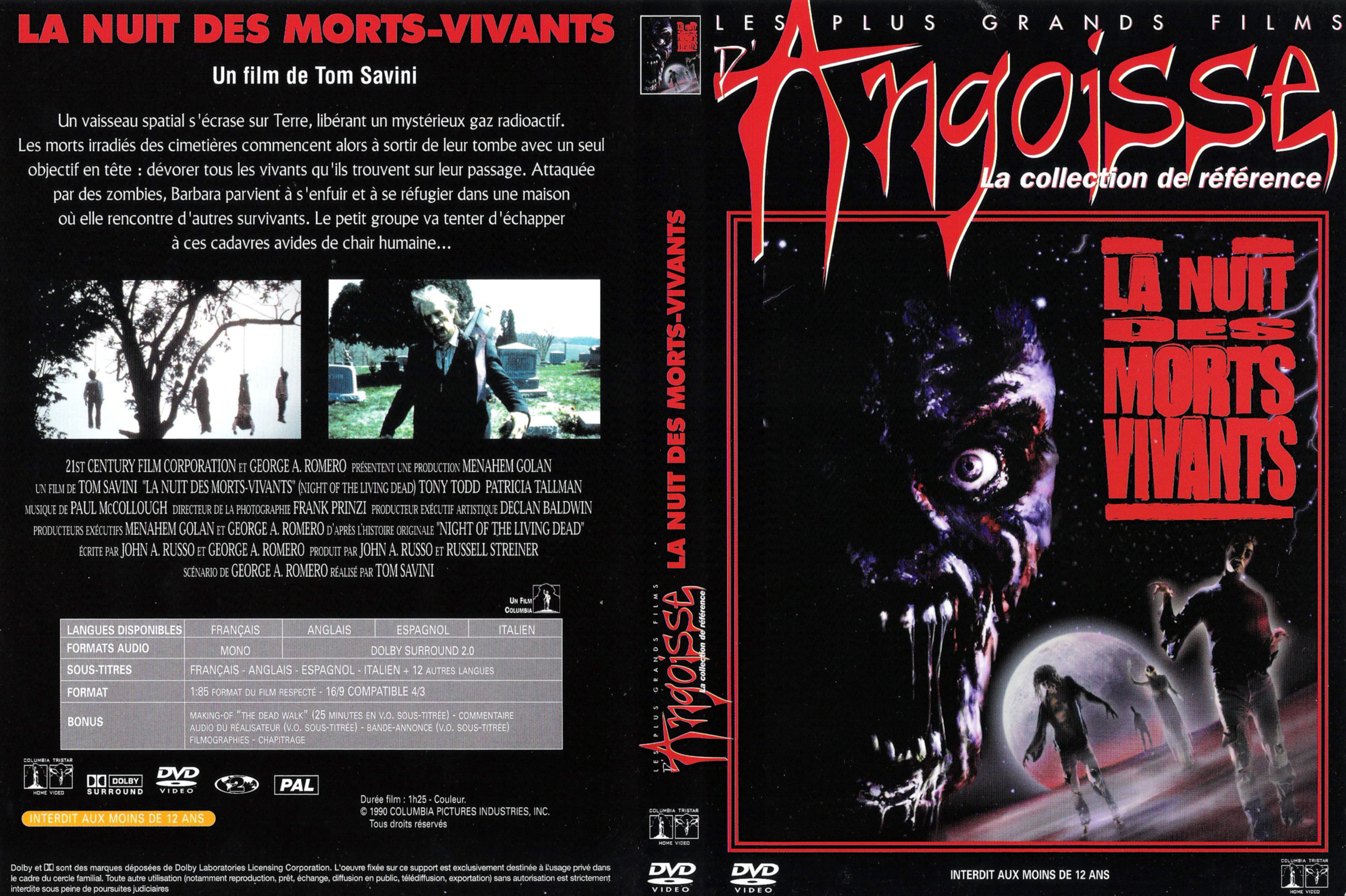 Jaquette DVD La nuit des morts vivants (1990)
