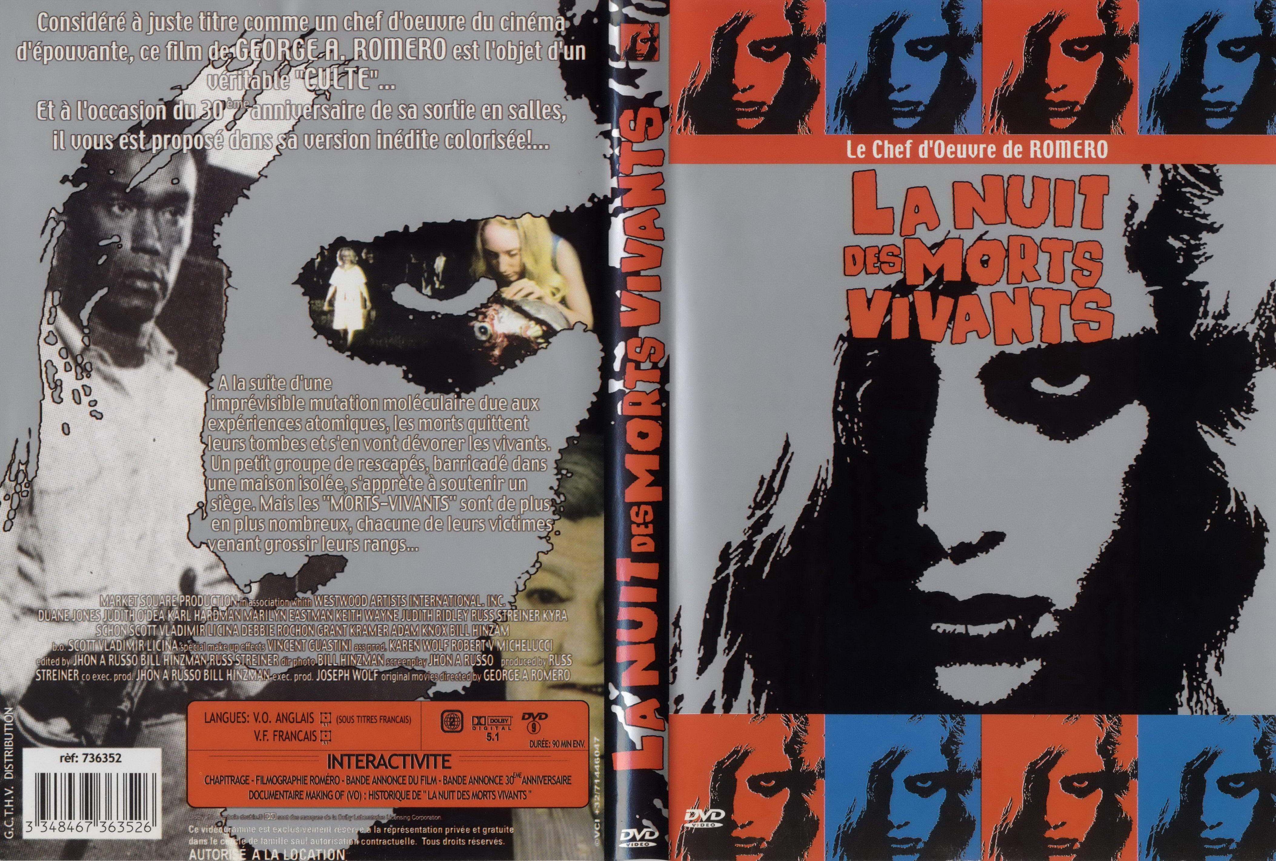 Jaquette DVD La nuit des morts vivants v3