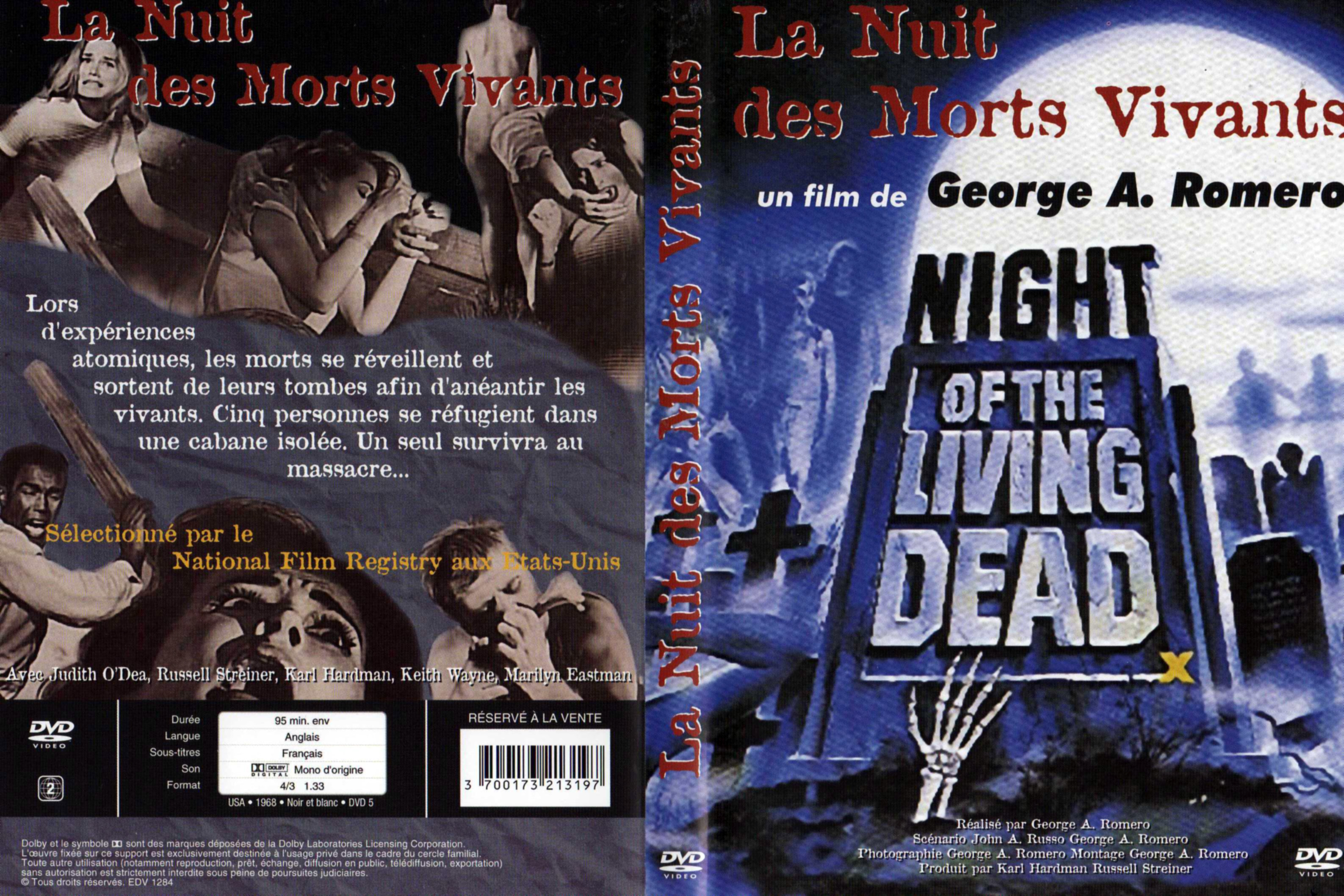 Jaquette DVD La nuit des morts vivants v4
