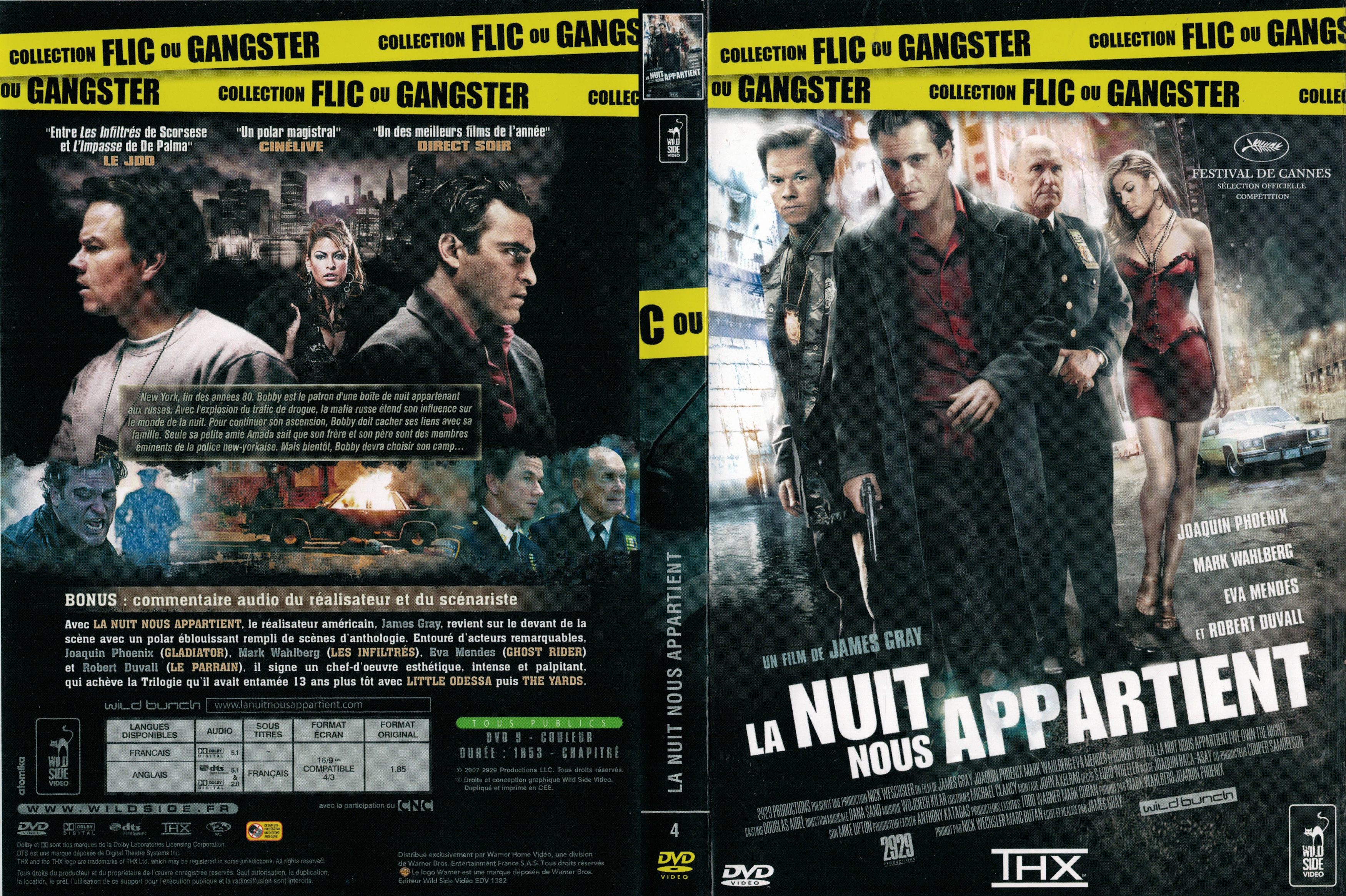 Jaquette DVD La nuit nous appartient v4