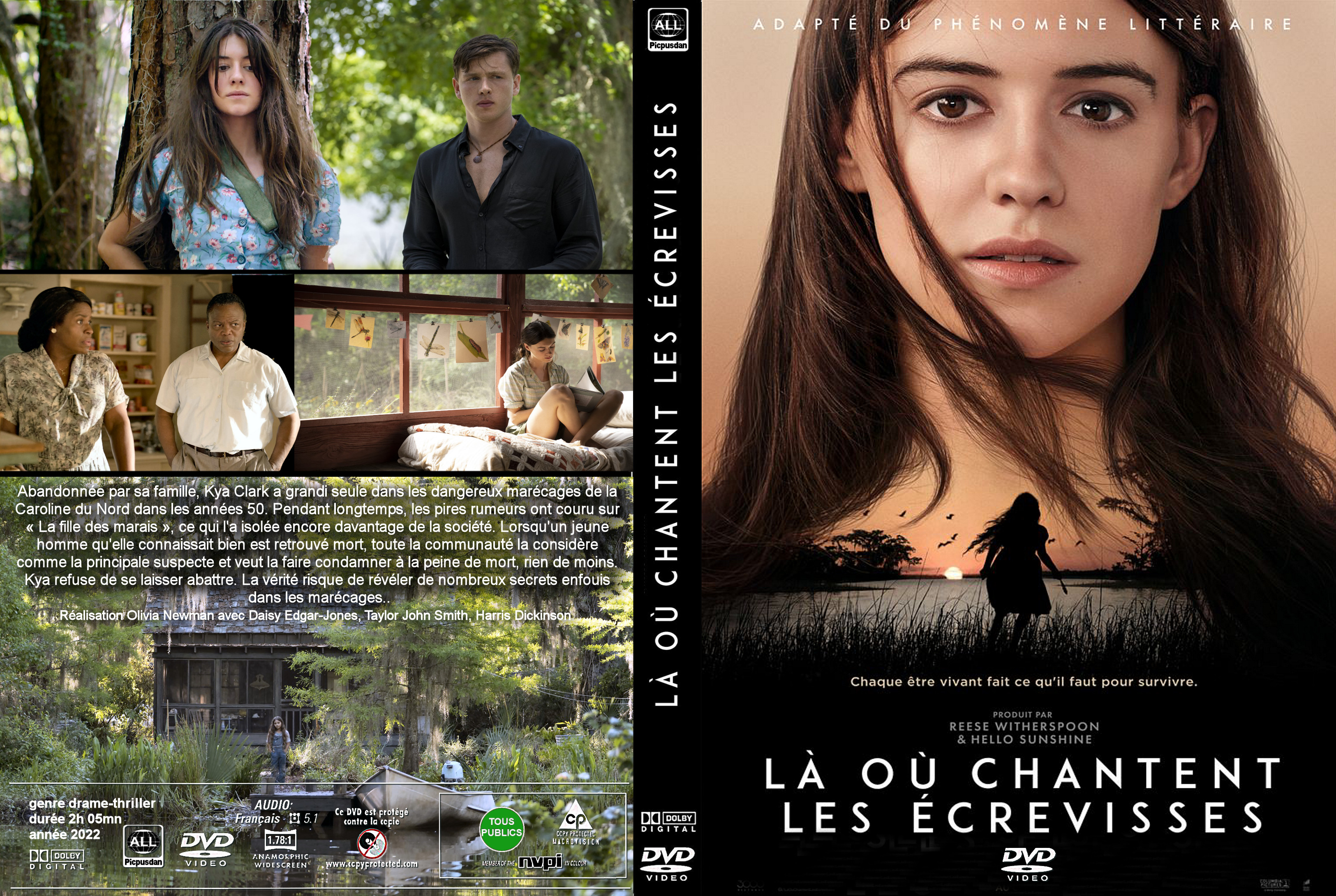 Jaquette DVD L� ou chantent les ecrevisses custom