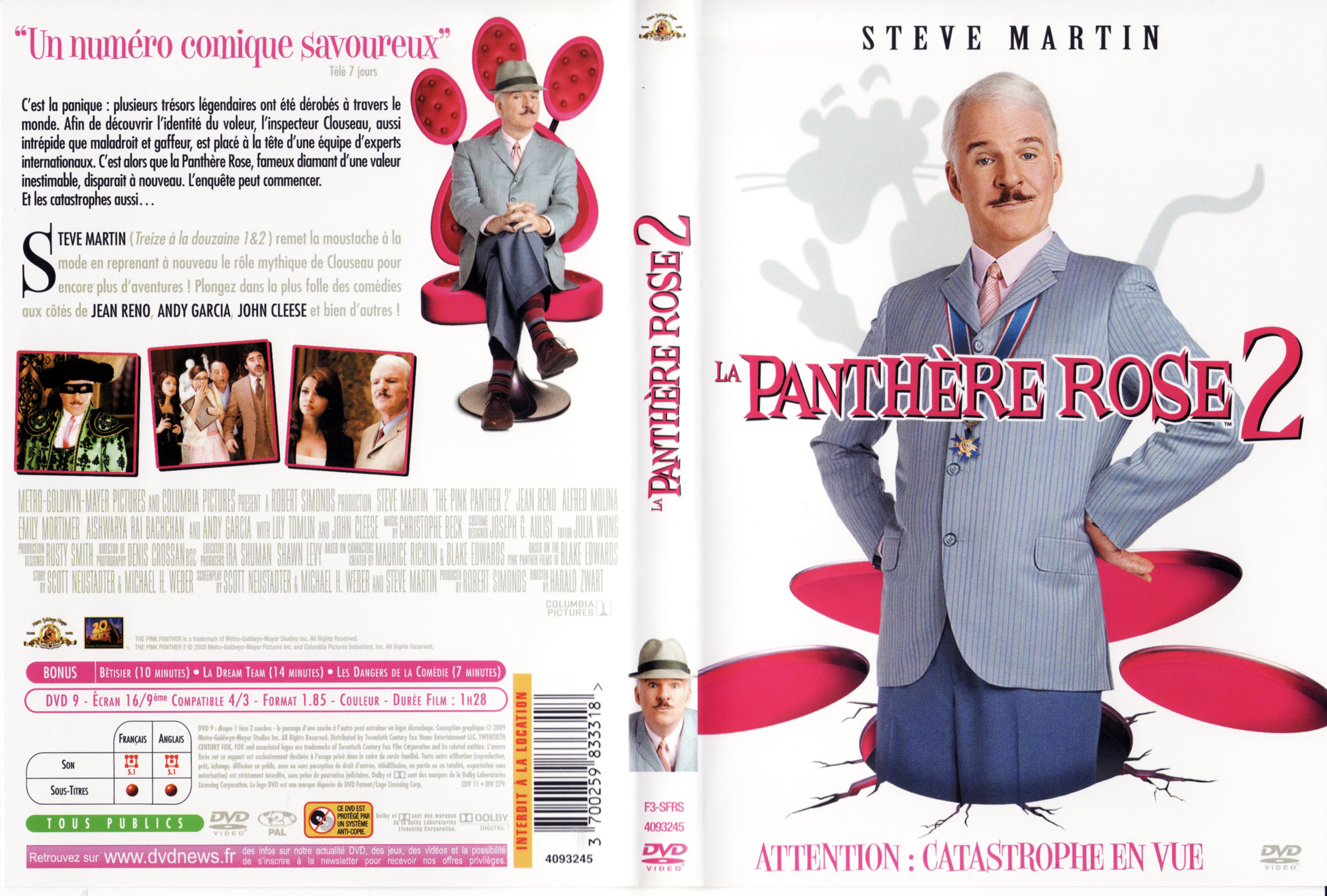 Jaquette DVD La panthre rose 2