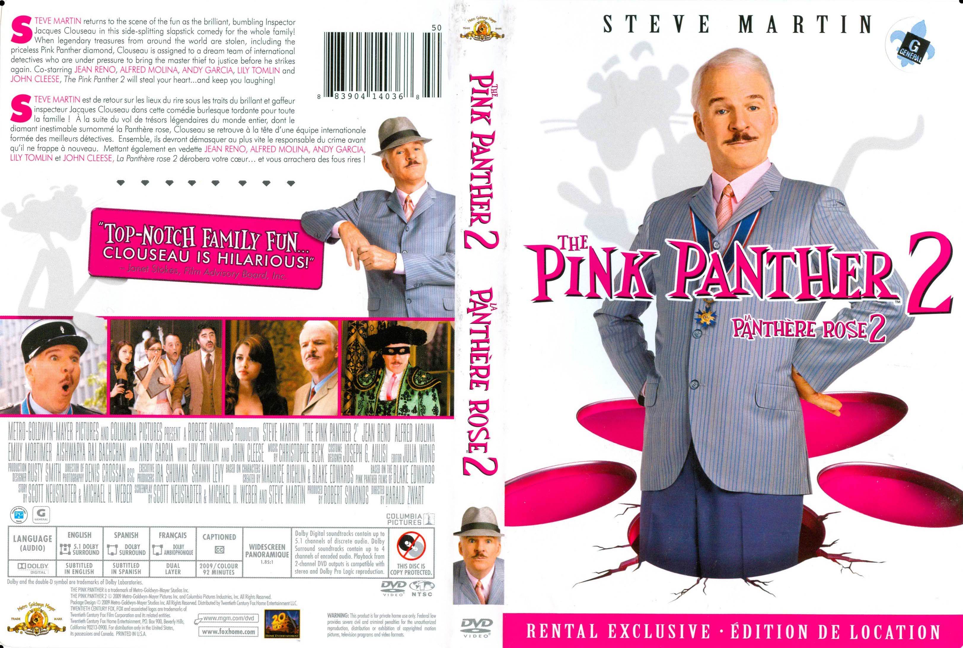 Jaquette DVD La panthre rose 2 - The pink panther 2 (Canadienne)