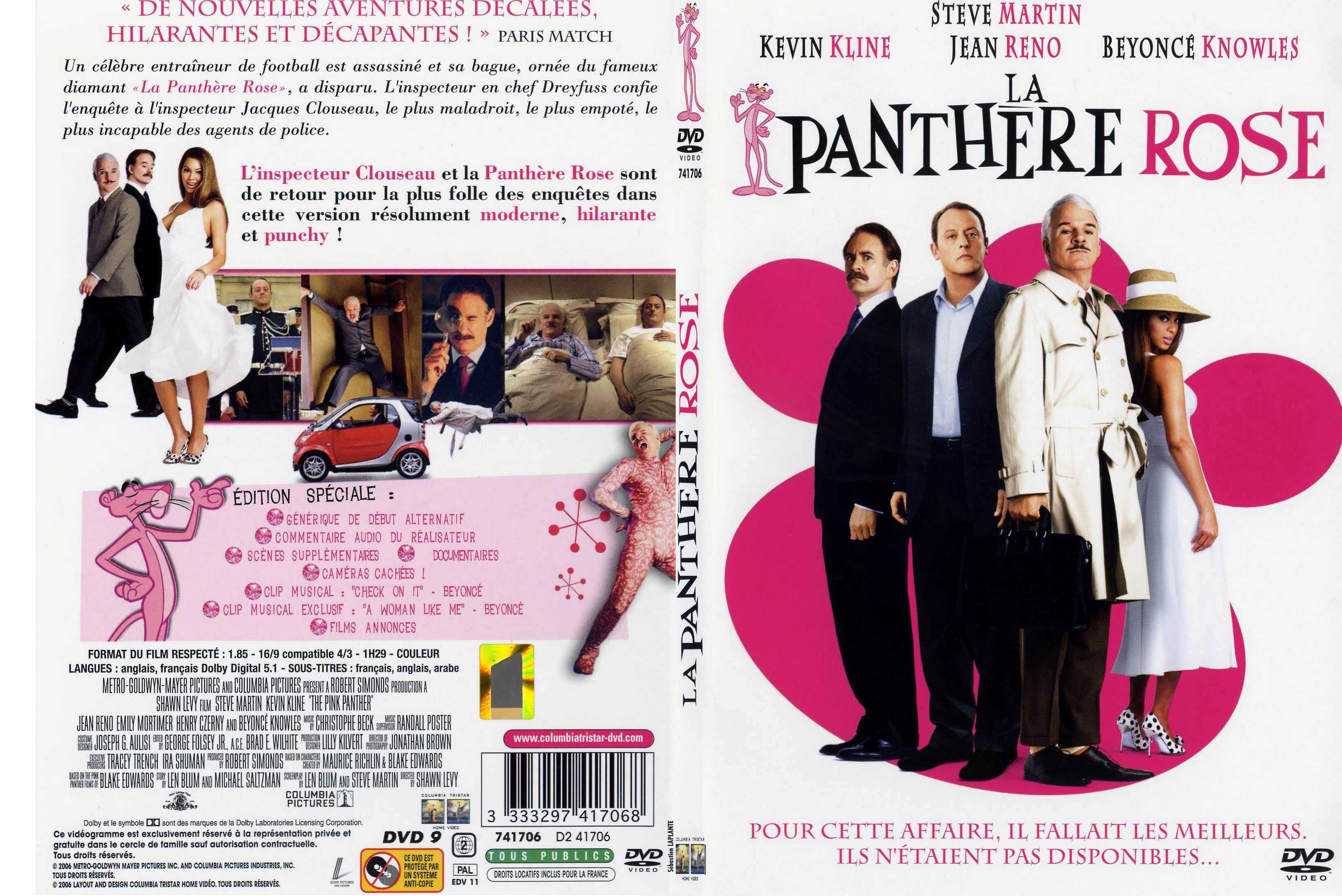 Jaquette DVD La panthre rose (2006) - SLIM