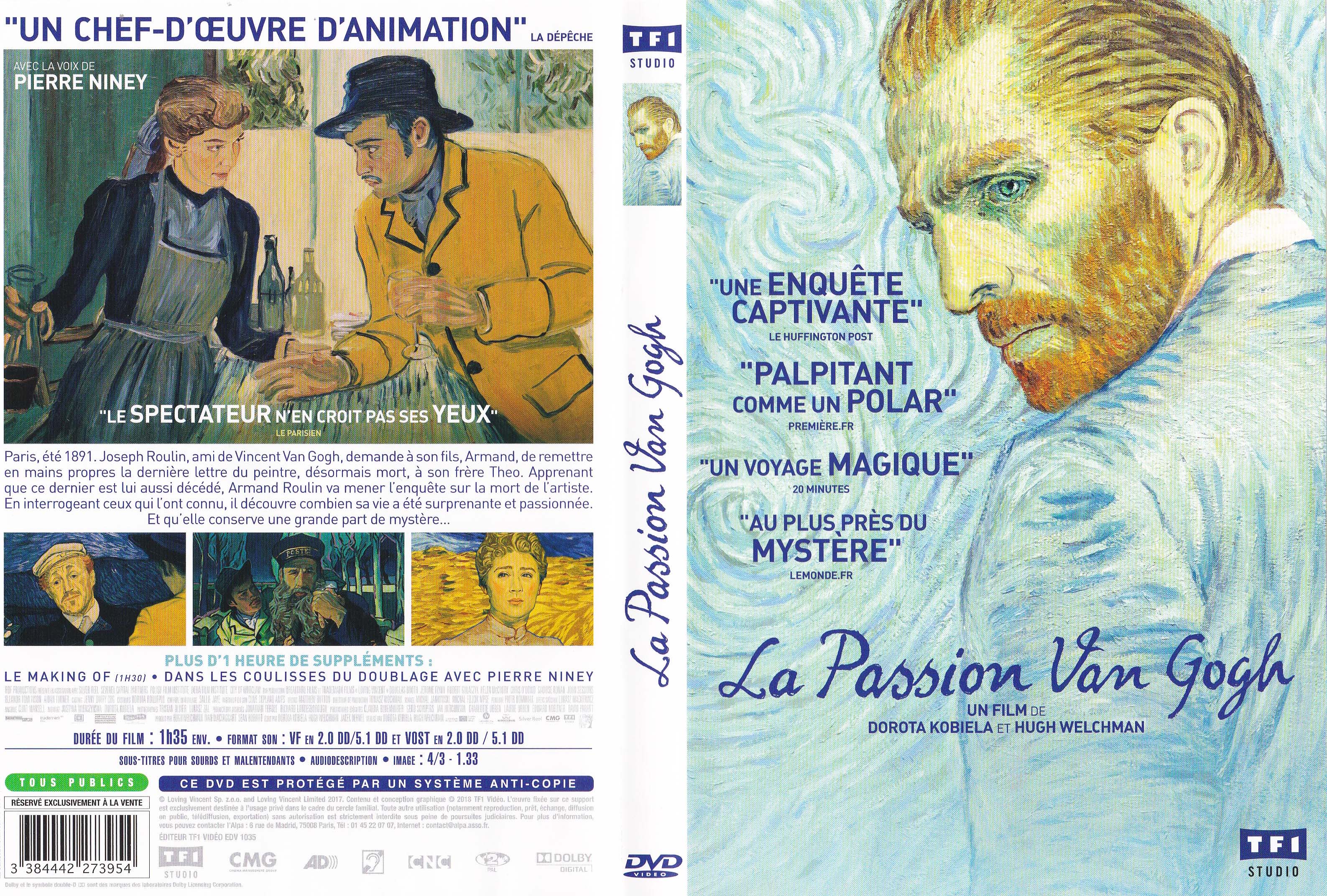 Jaquette DVD La passion Van Gogh