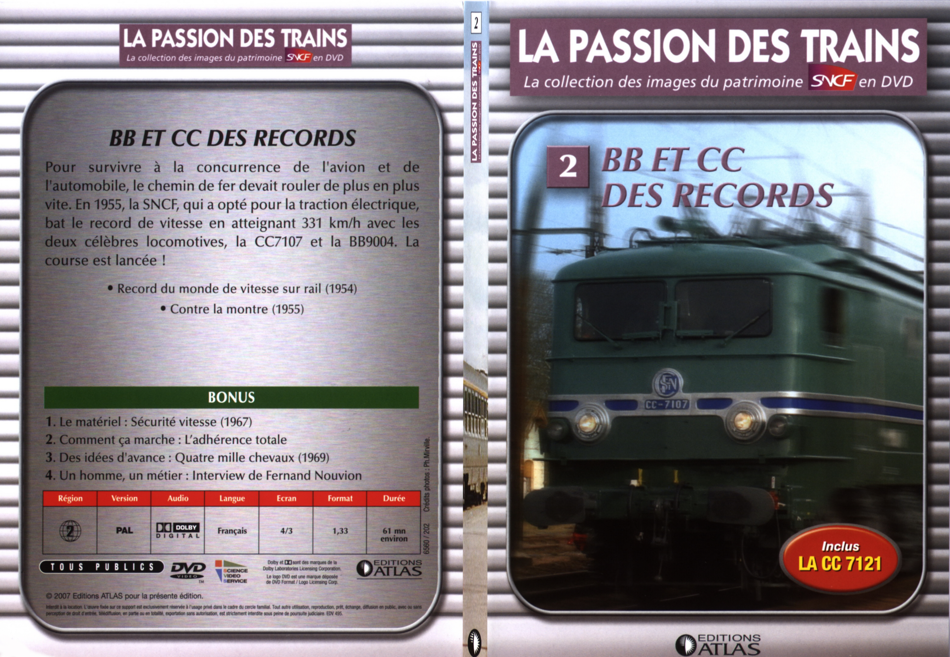 Jaquette DVD La passion des trains vol 02 - SLIM