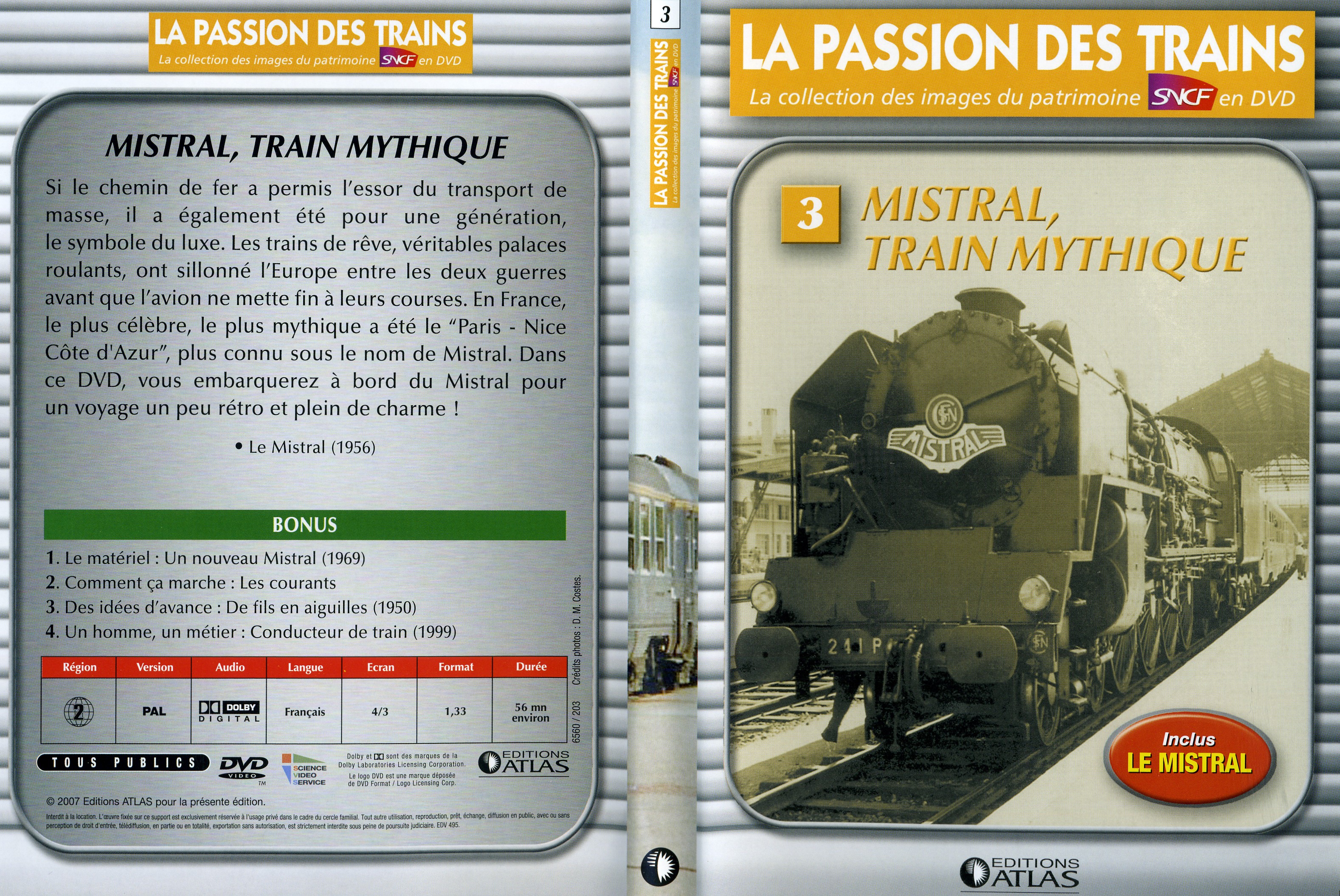 Jaquette DVD La passion des trains vol 03