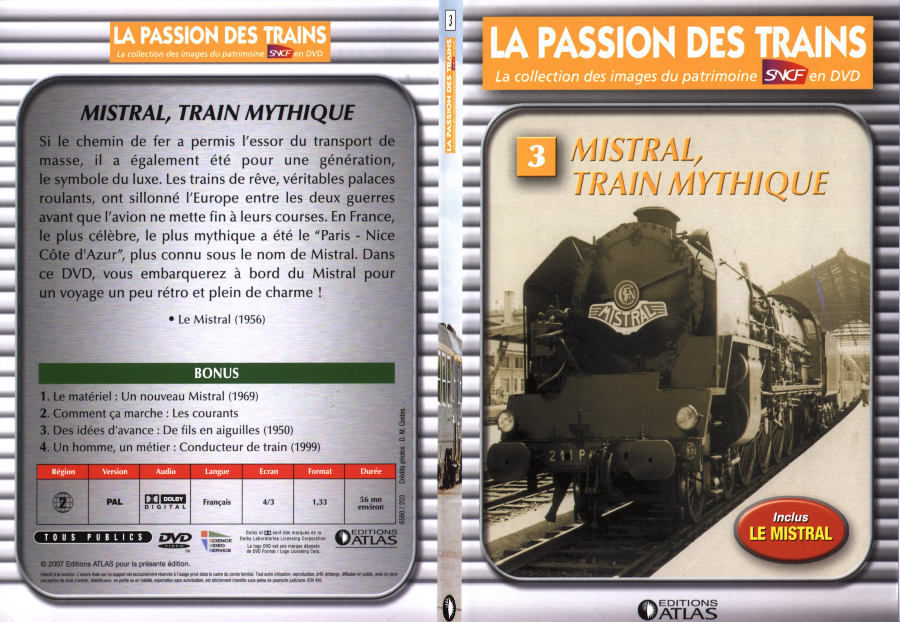 Jaquette DVD La passion des trains vol 03 - SLIM