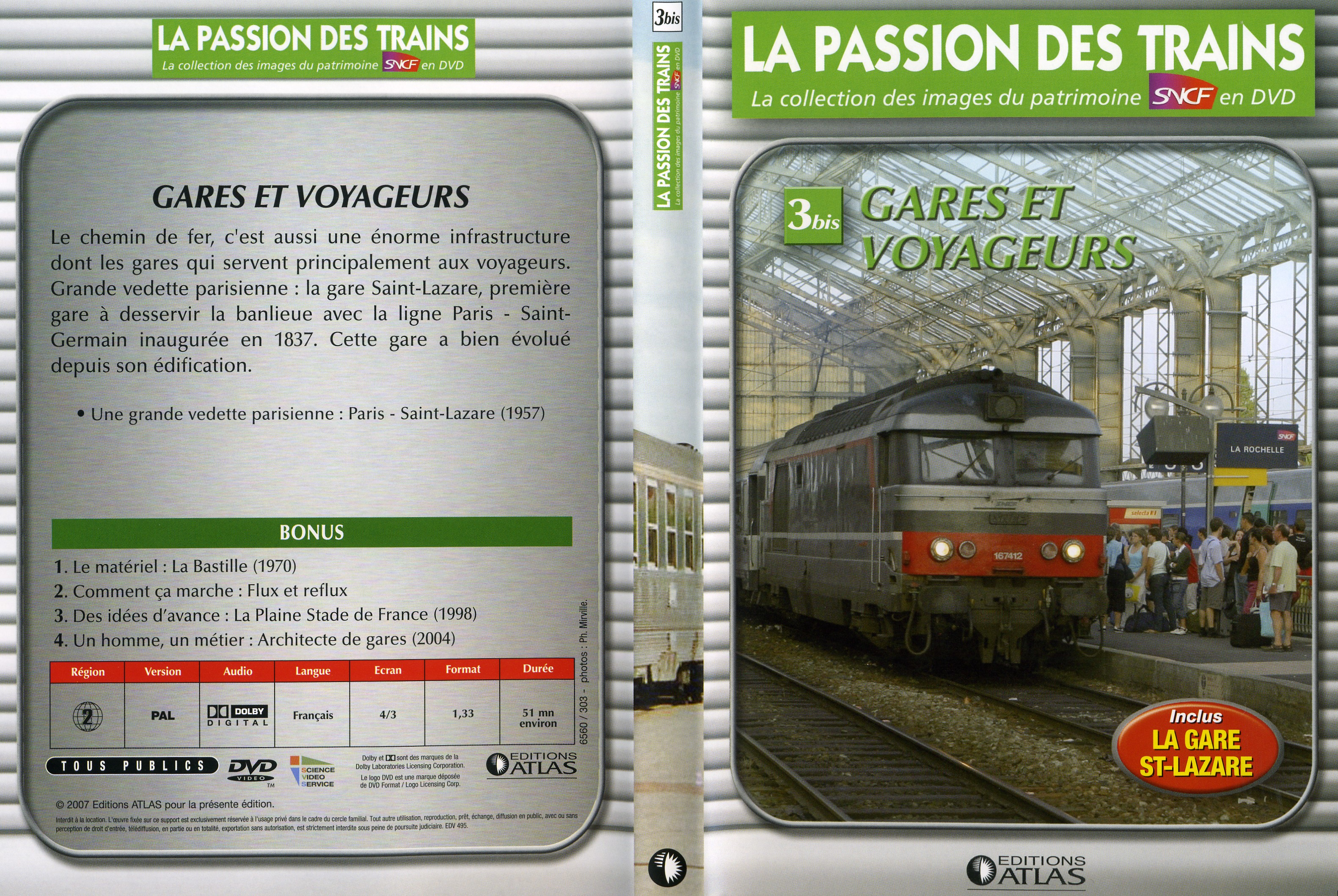 Jaquette DVD La passion des trains vol 03 bis