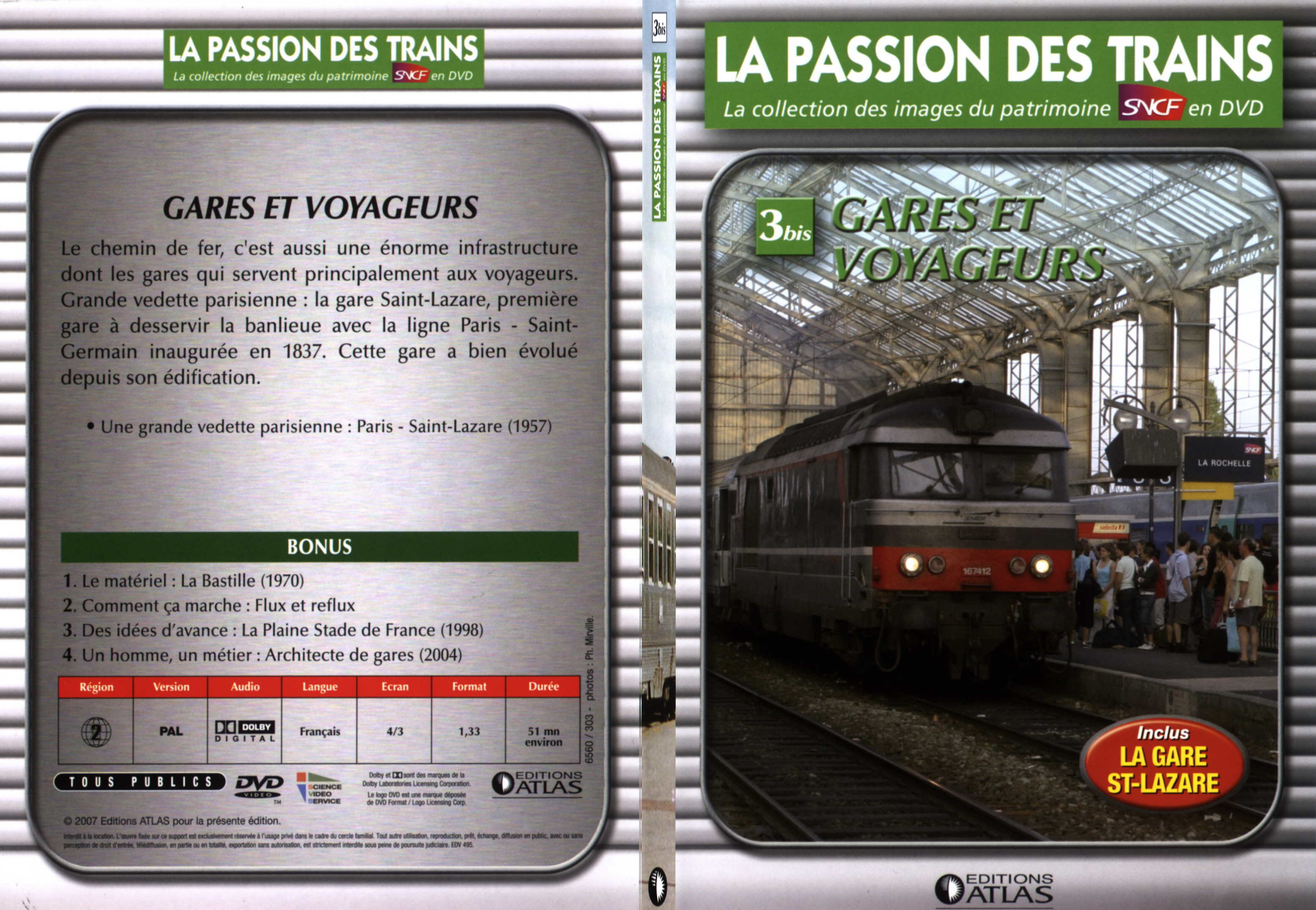 Jaquette DVD La passion des trains vol 03 bis - SLIM