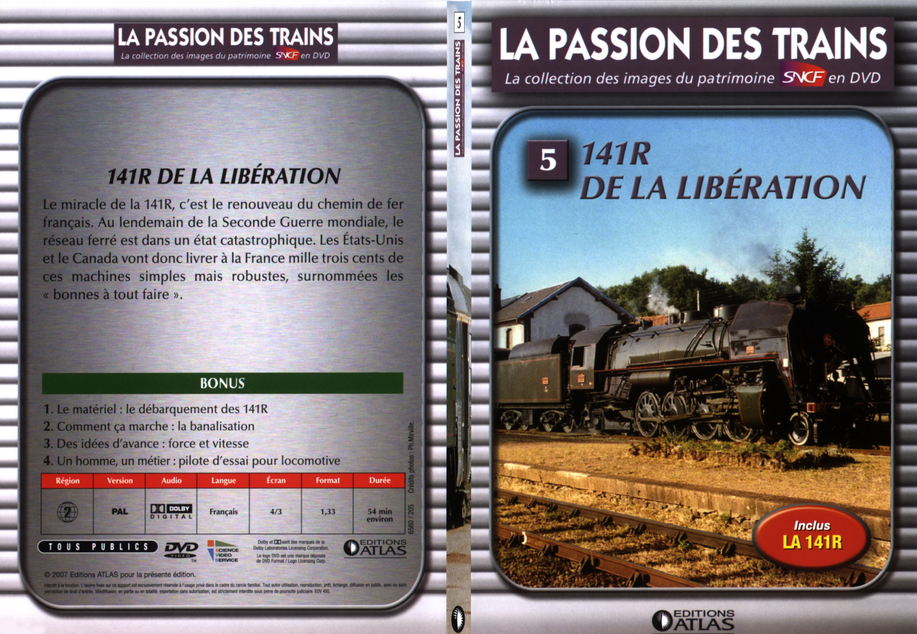 Jaquette DVD La passion des trains vol 05 - SLIM