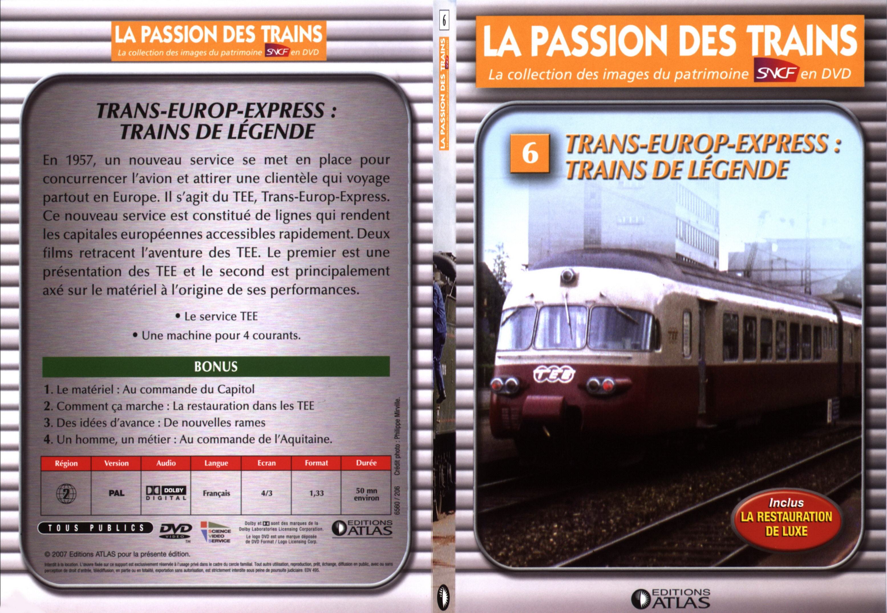 Jaquette DVD La passion des trains vol 06 - SLIM
