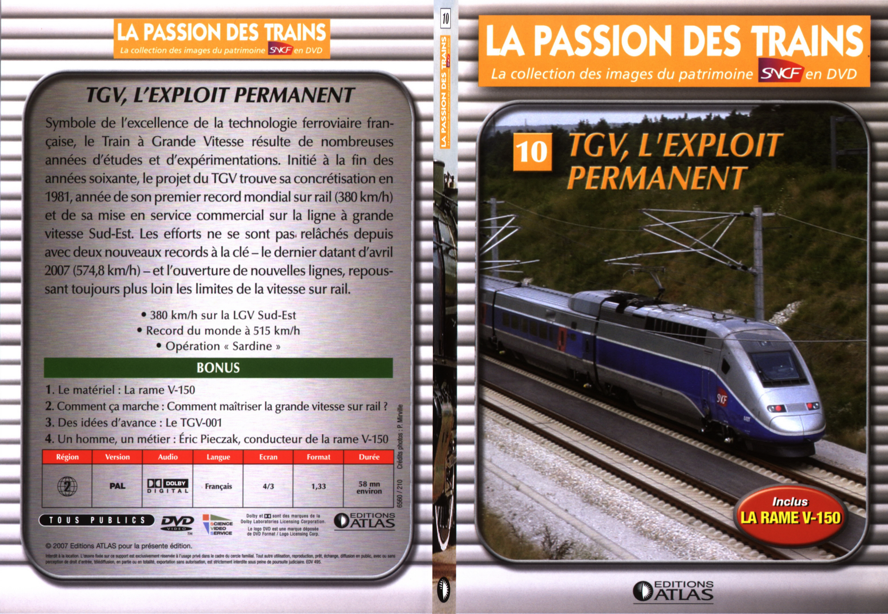 Jaquette DVD La passion des trains vol 10 - SLIM