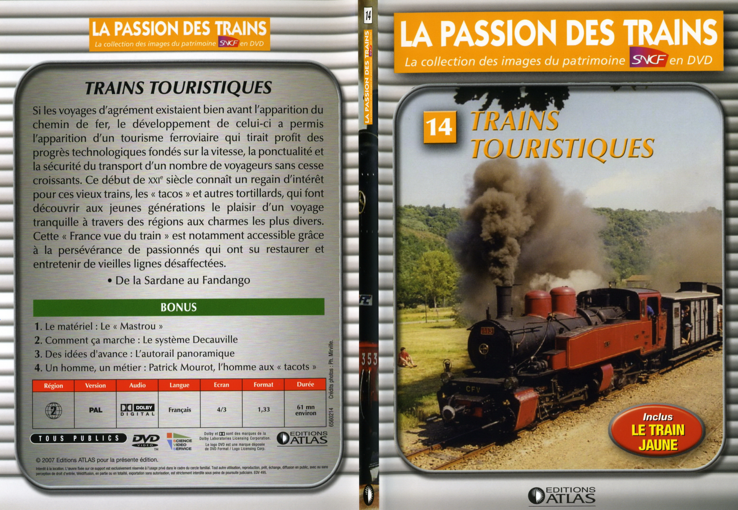 Jaquette DVD La passion des trains vol 14 - SLIM