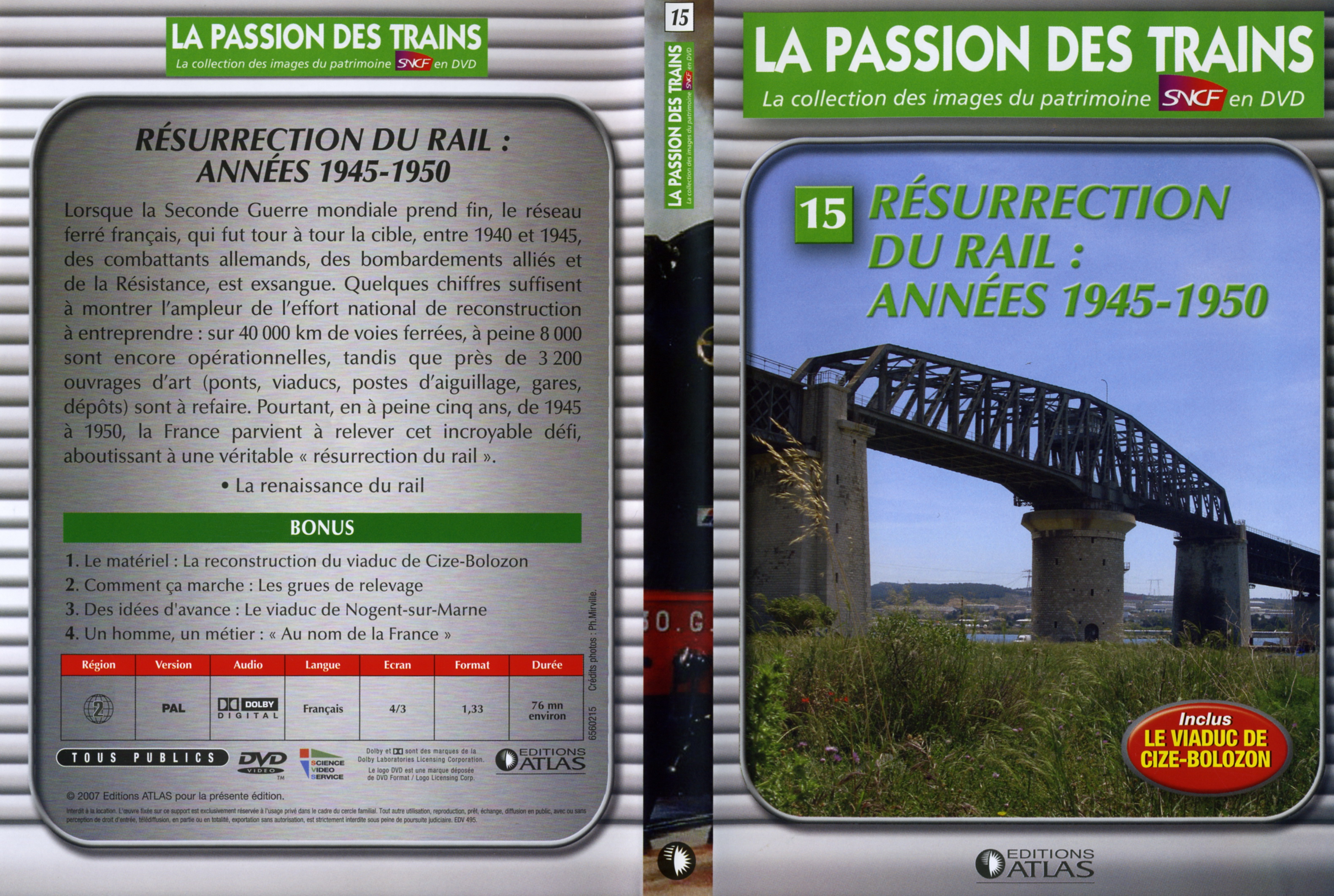 Jaquette DVD La passion des trains vol 15