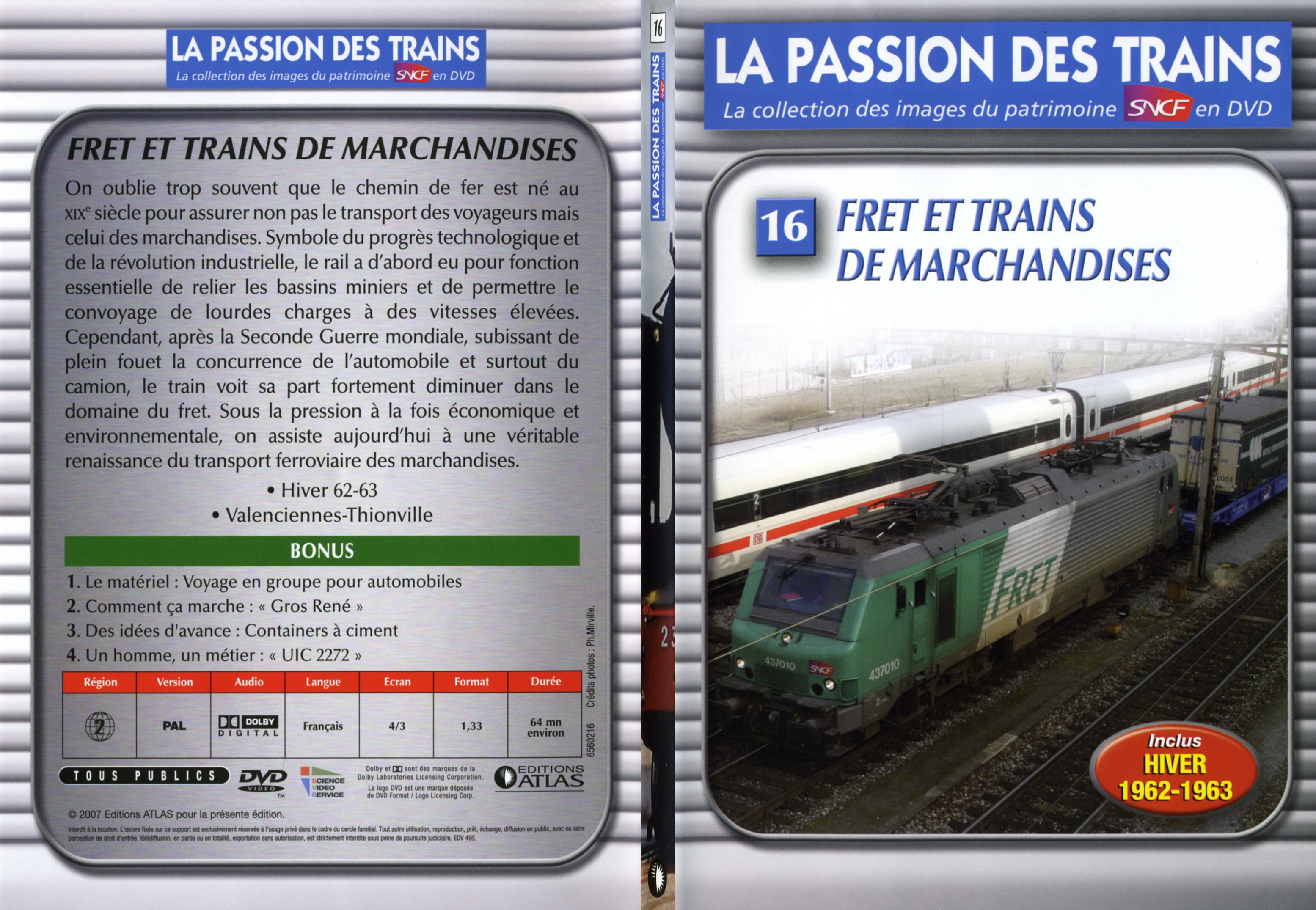Jaquette DVD La passion des trains vol 16 - SLIM