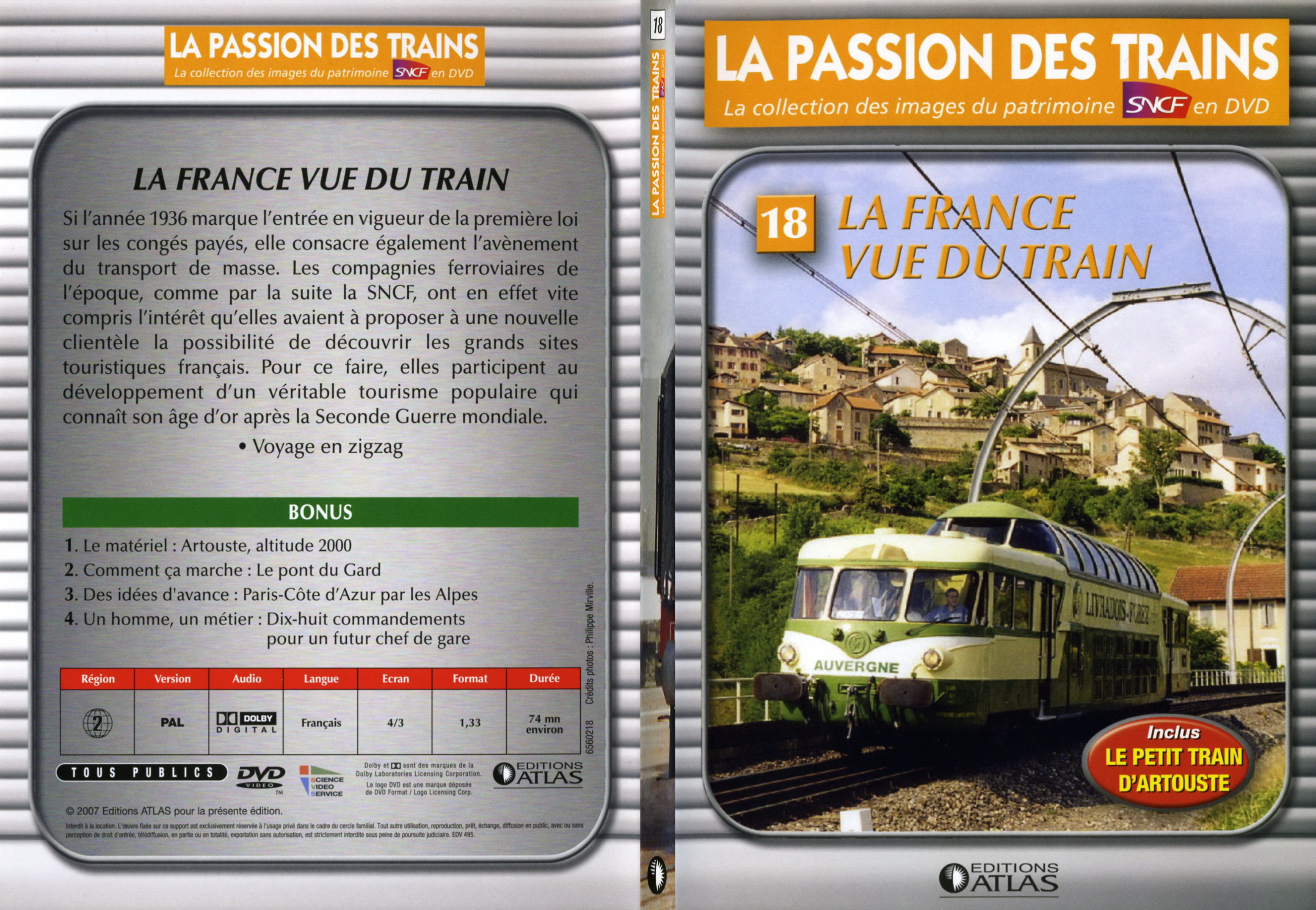 Jaquette DVD La passion des trains vol 18 - SLIM