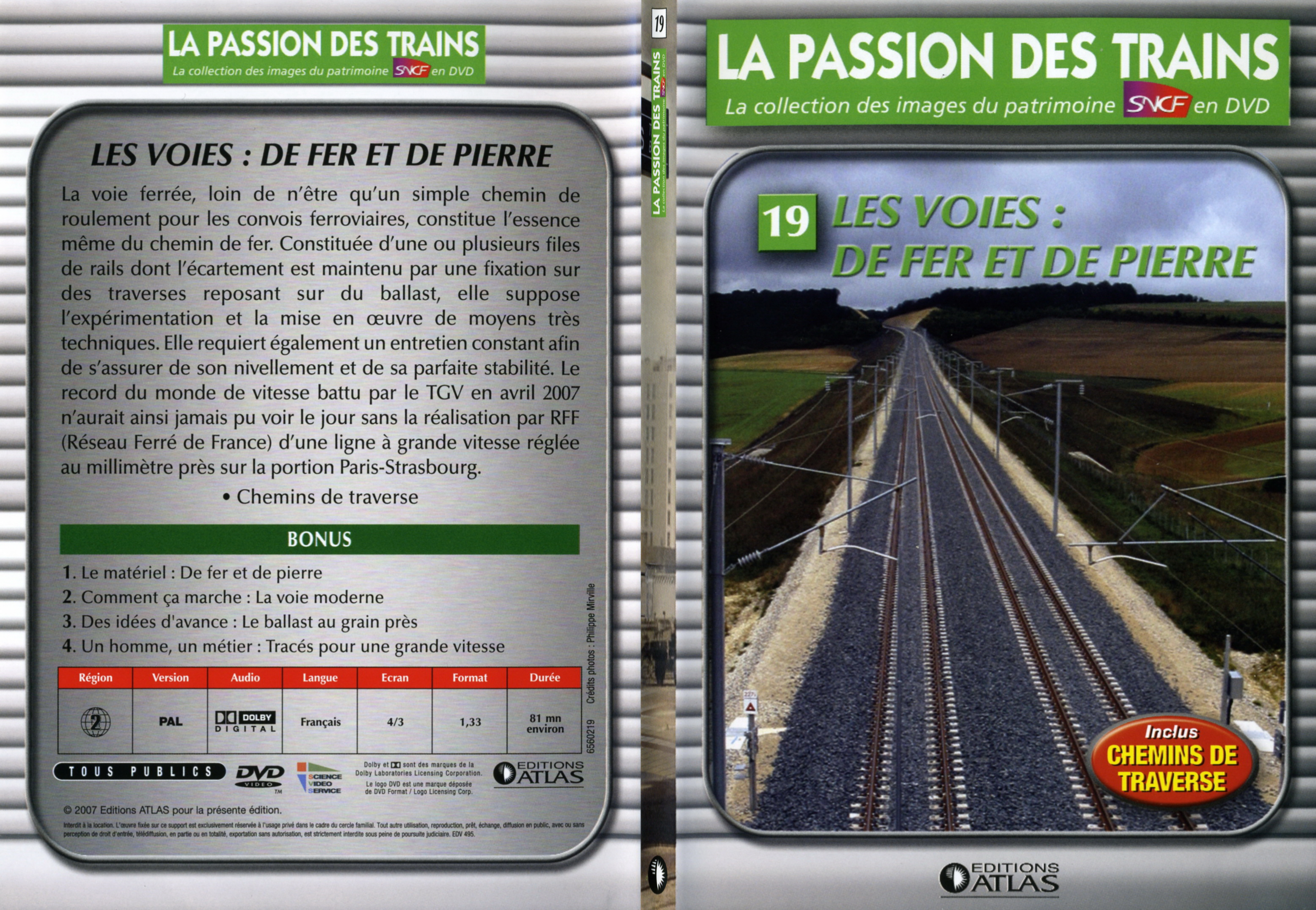 Jaquette DVD La passion des trains vol 19 - SLIM