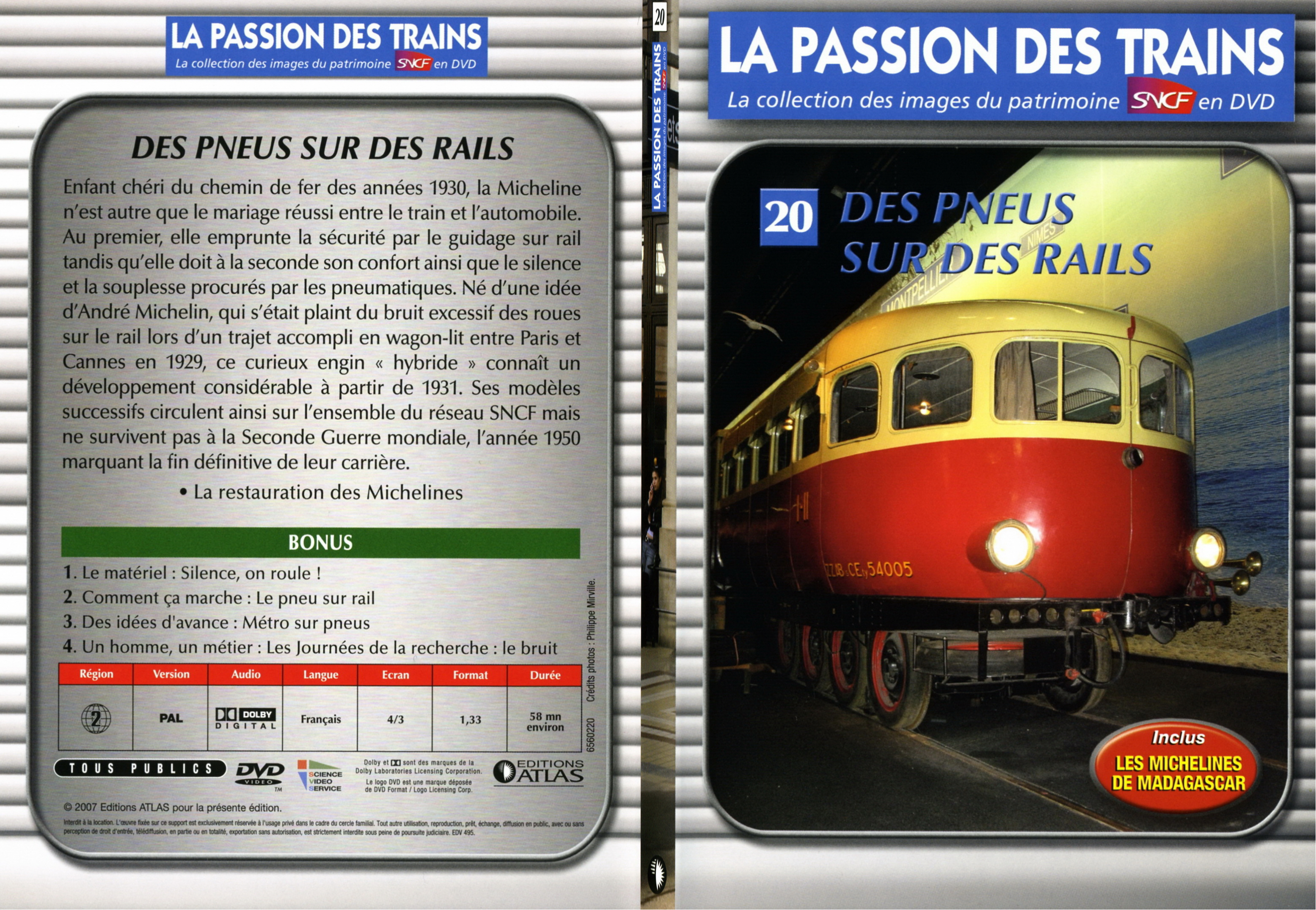 Jaquette DVD La passion des trains vol 20 - SLIM