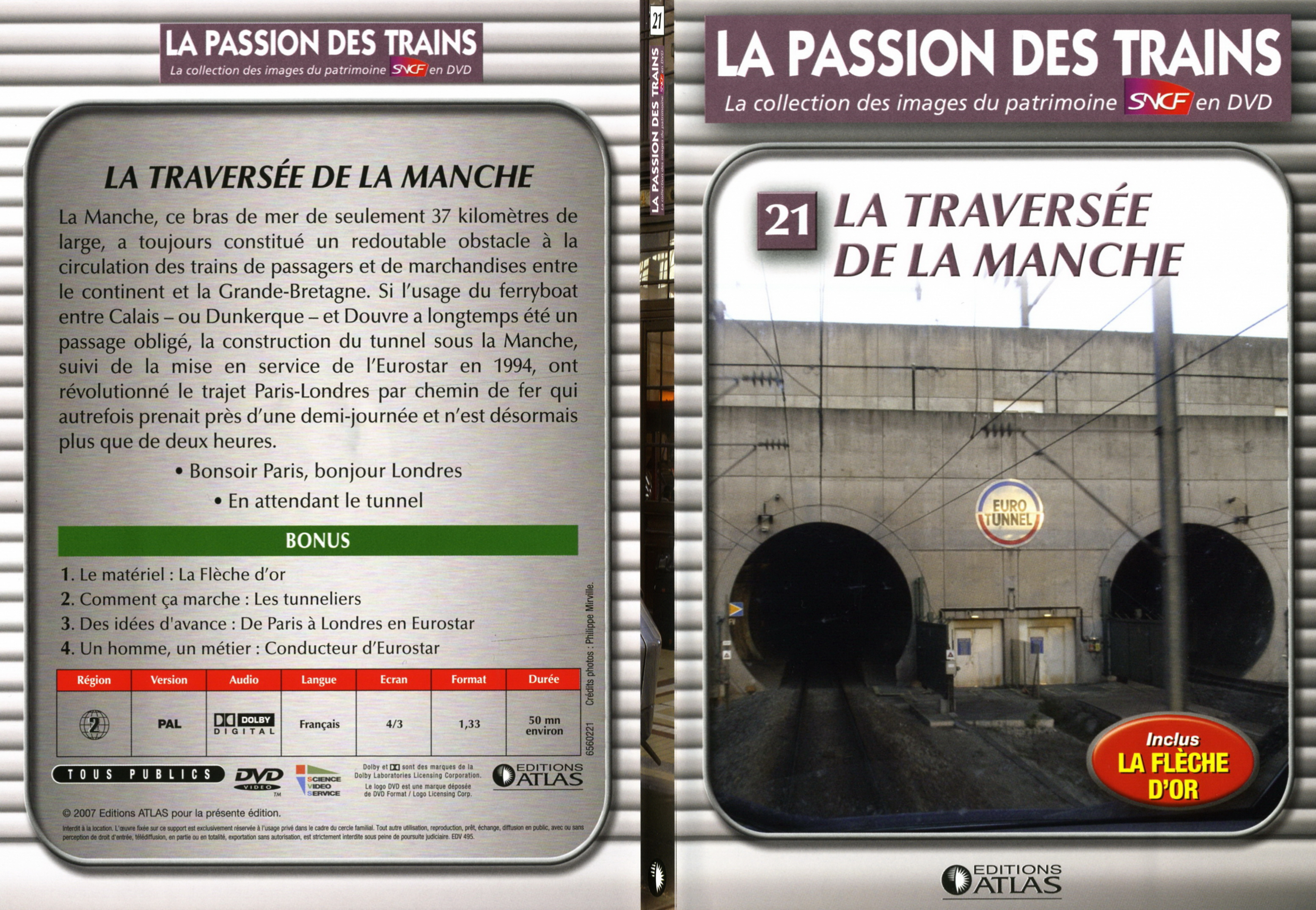 Jaquette DVD La passion des trains vol 21 - SLIM