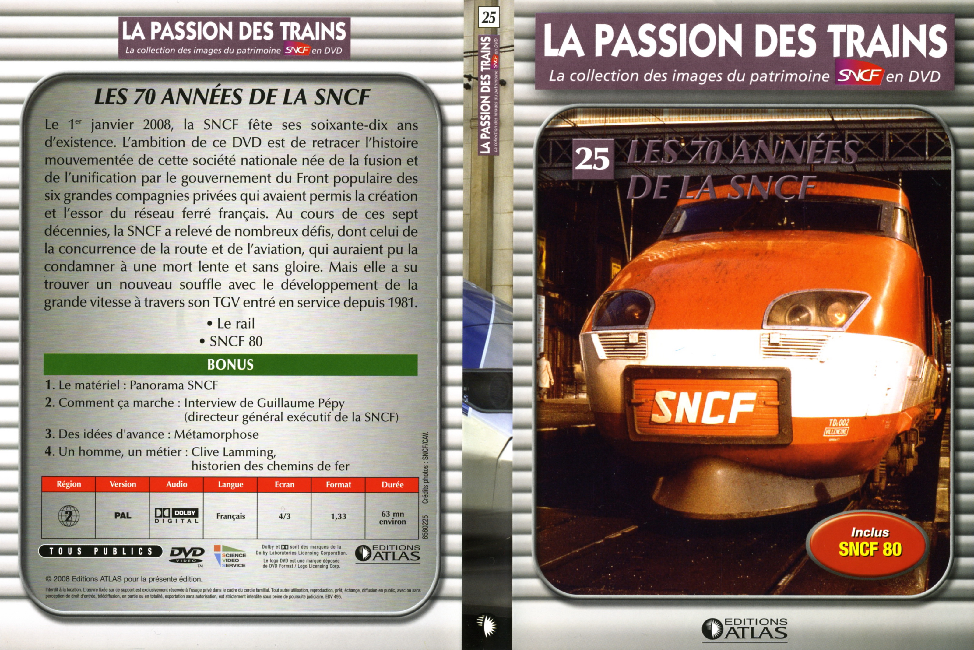 Jaquette DVD La passion des trains vol 25