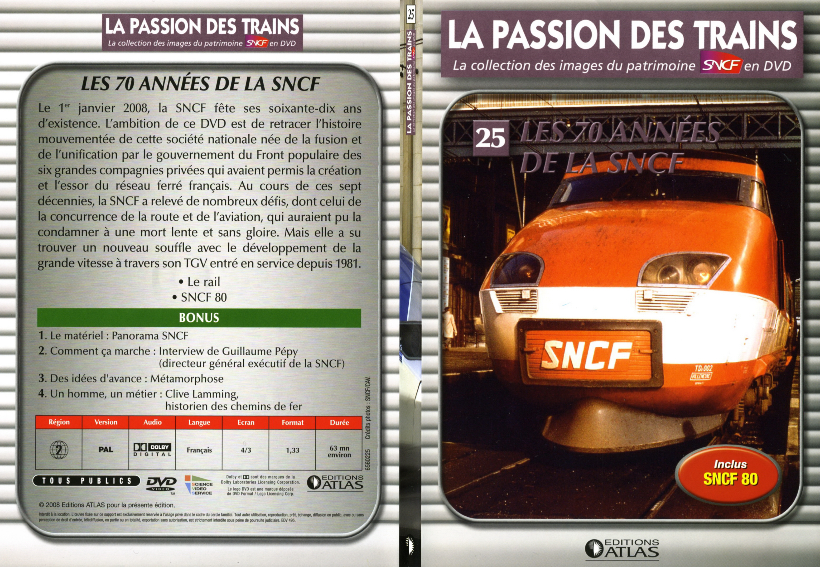 Jaquette DVD La passion des trains vol 25 - SLIM
