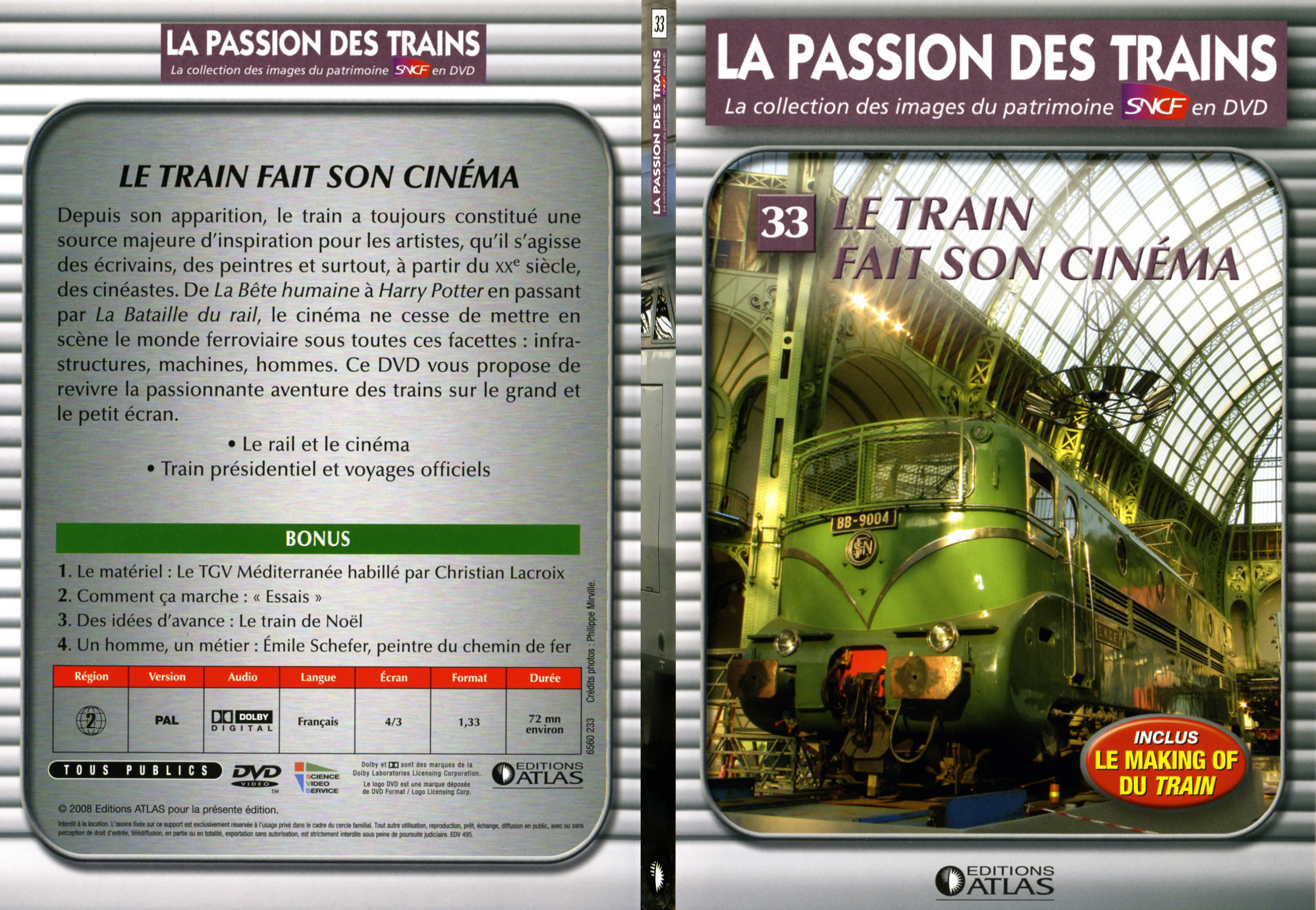 Jaquette DVD La passion des trains vol 33 - SLIM