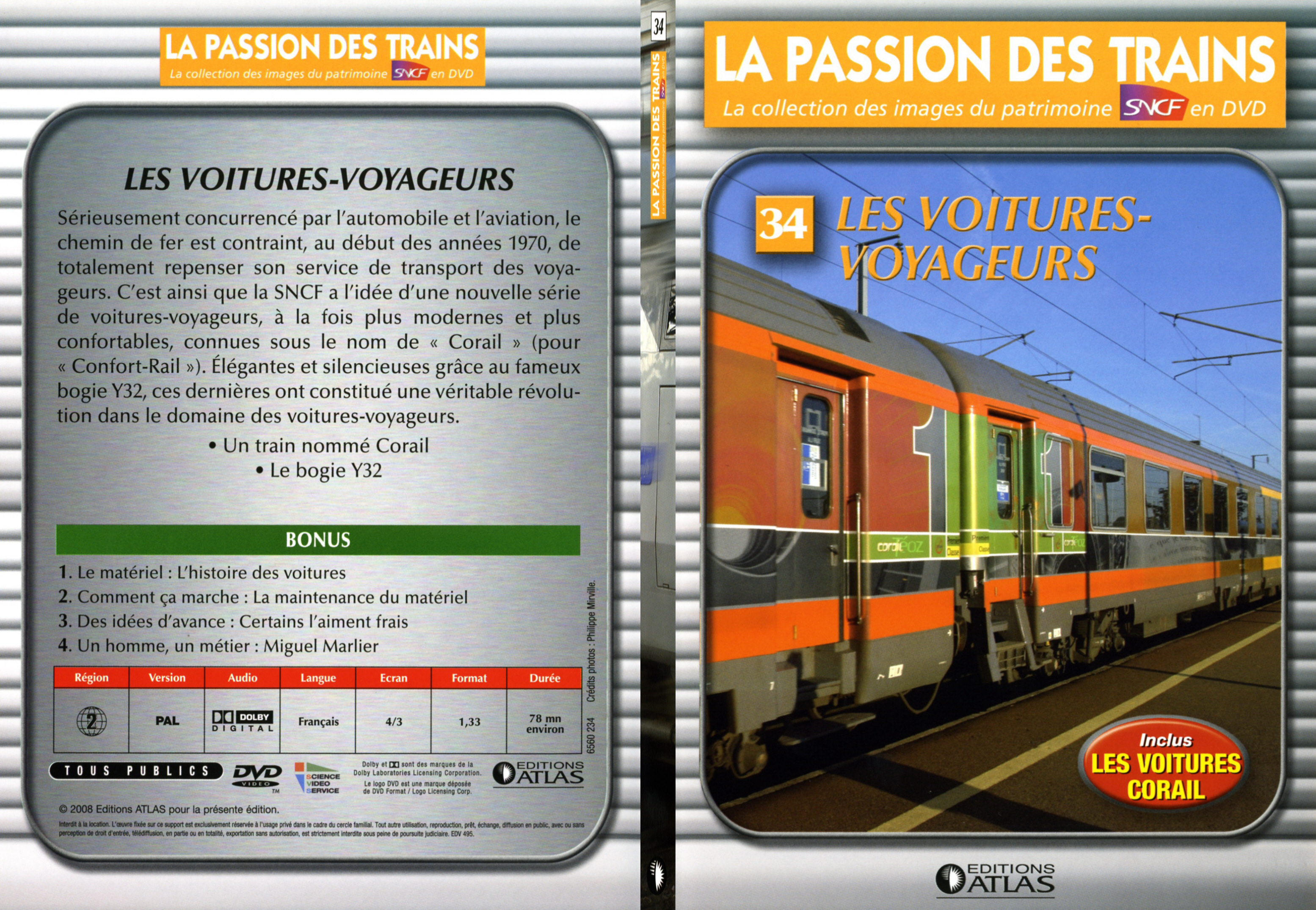 Jaquette DVD La passion des trains vol 34 - SLIM