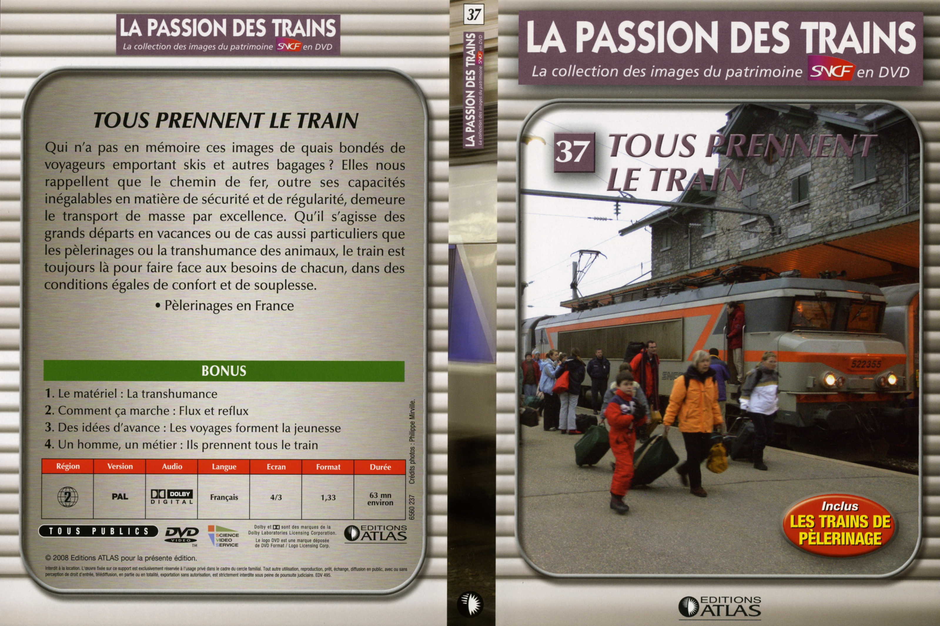 Jaquette DVD La passion des trains vol 37