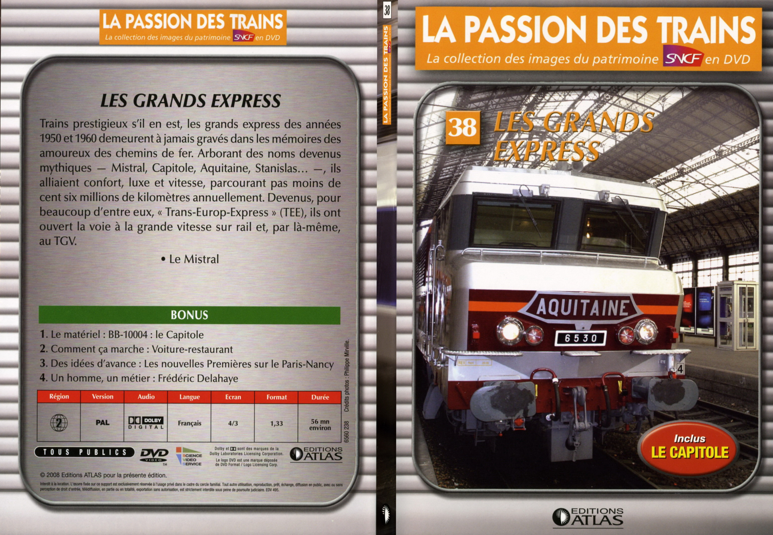 Jaquette DVD La passion des trains vol 38 - SLIM