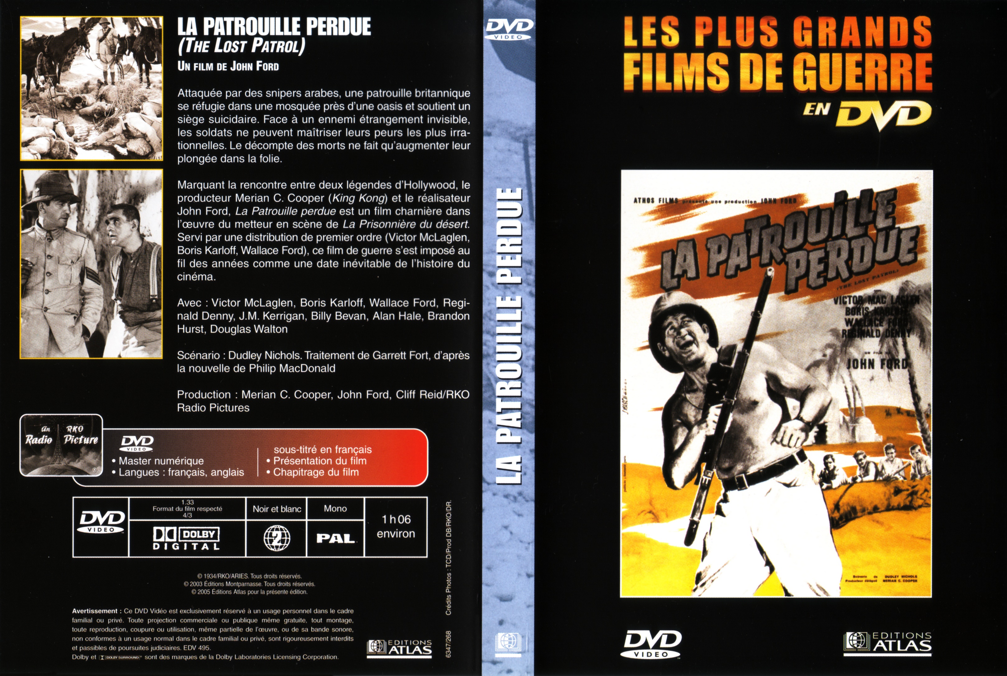 Jaquette DVD La patrouille perdue
