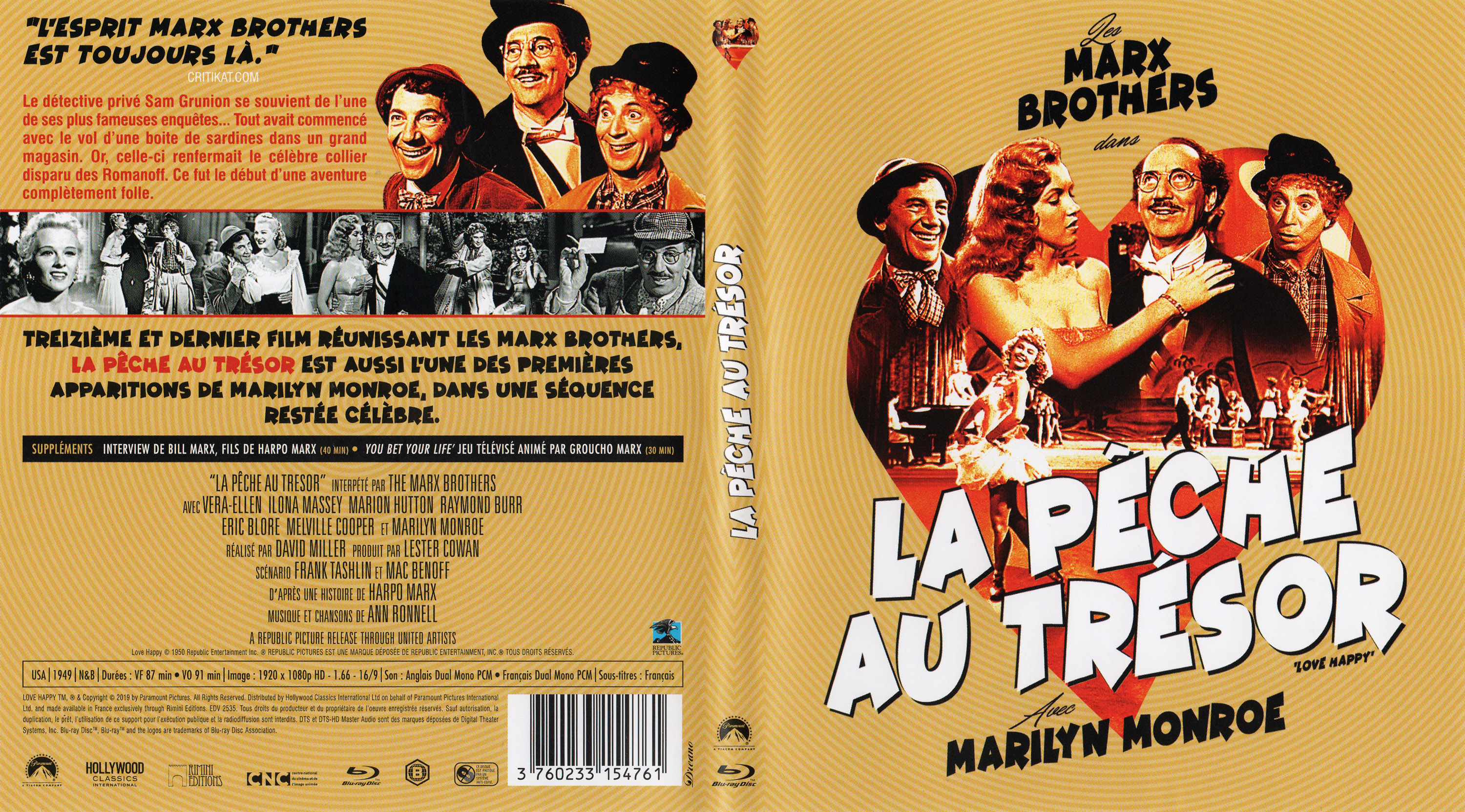 Jaquette DVD La pche au trsor (BLU-RAY)