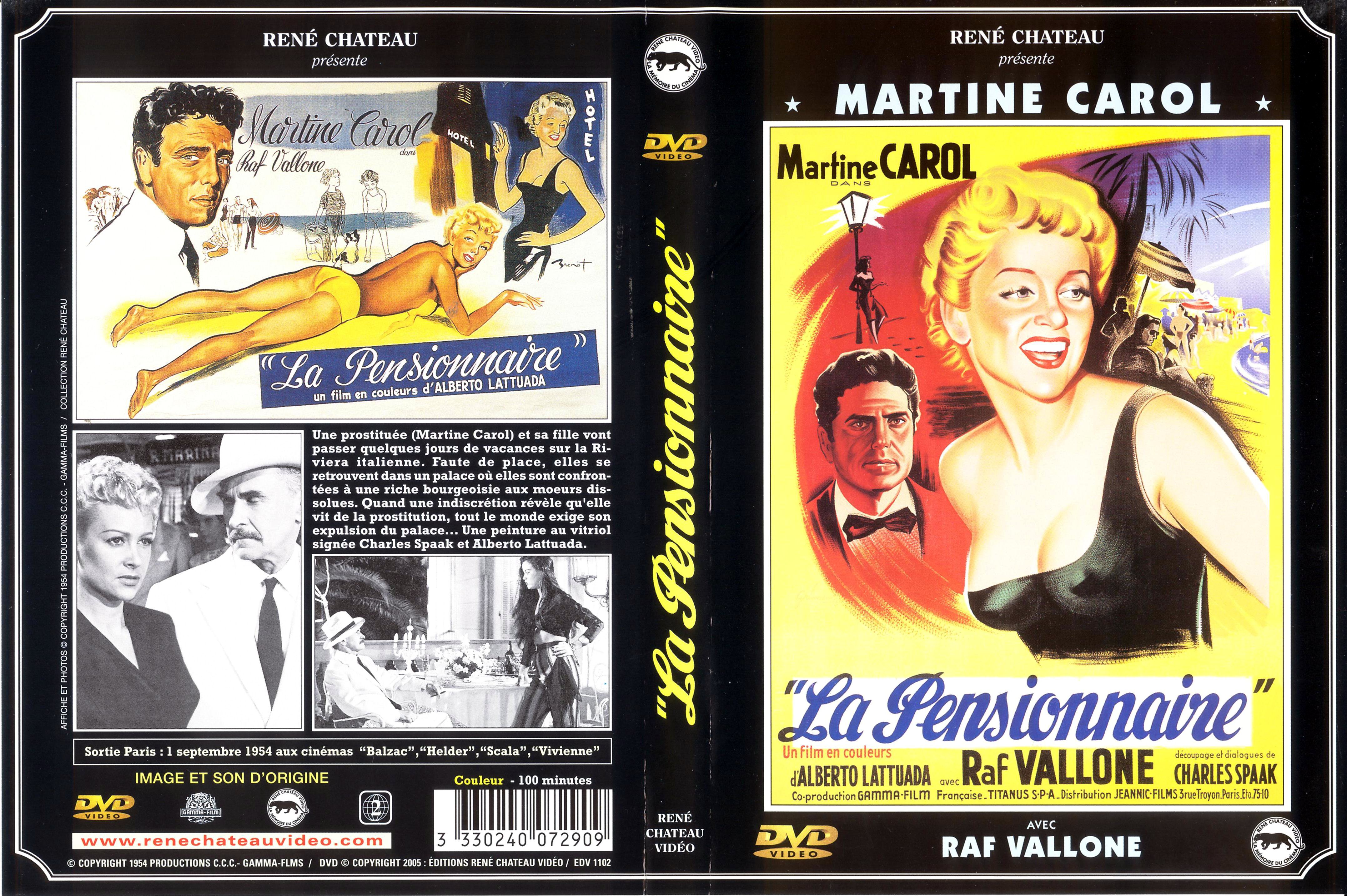 Jaquette DVD La pensionnaire