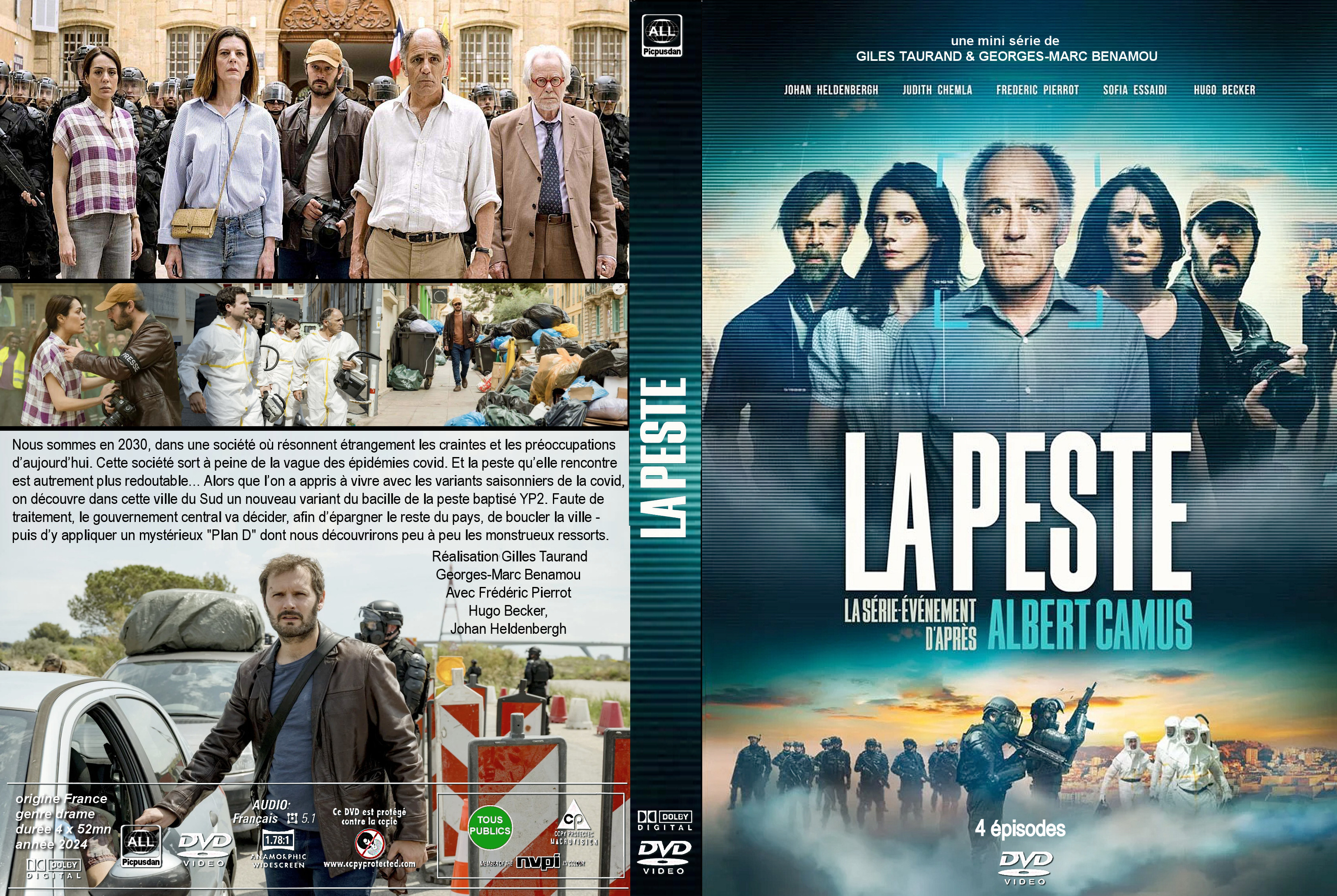 Jaquette DVD La peste custom