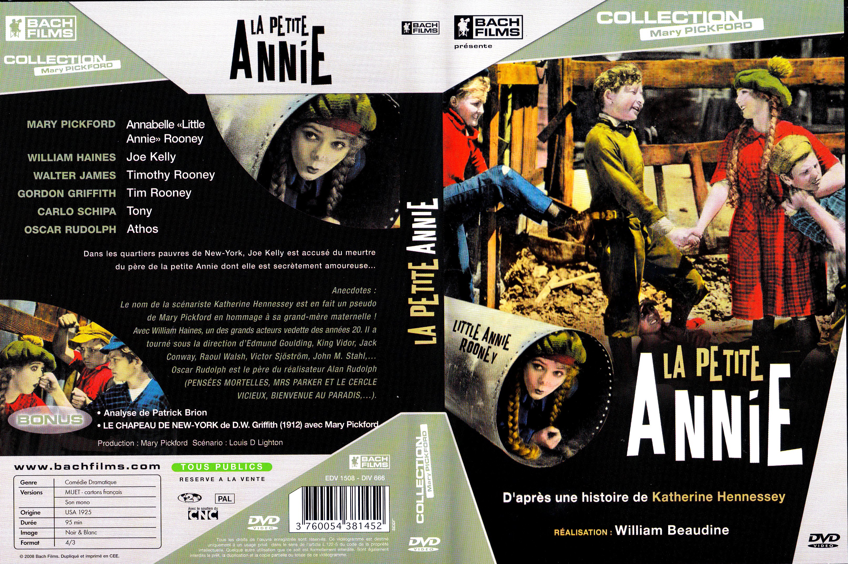 Jaquette DVD La petite Annie