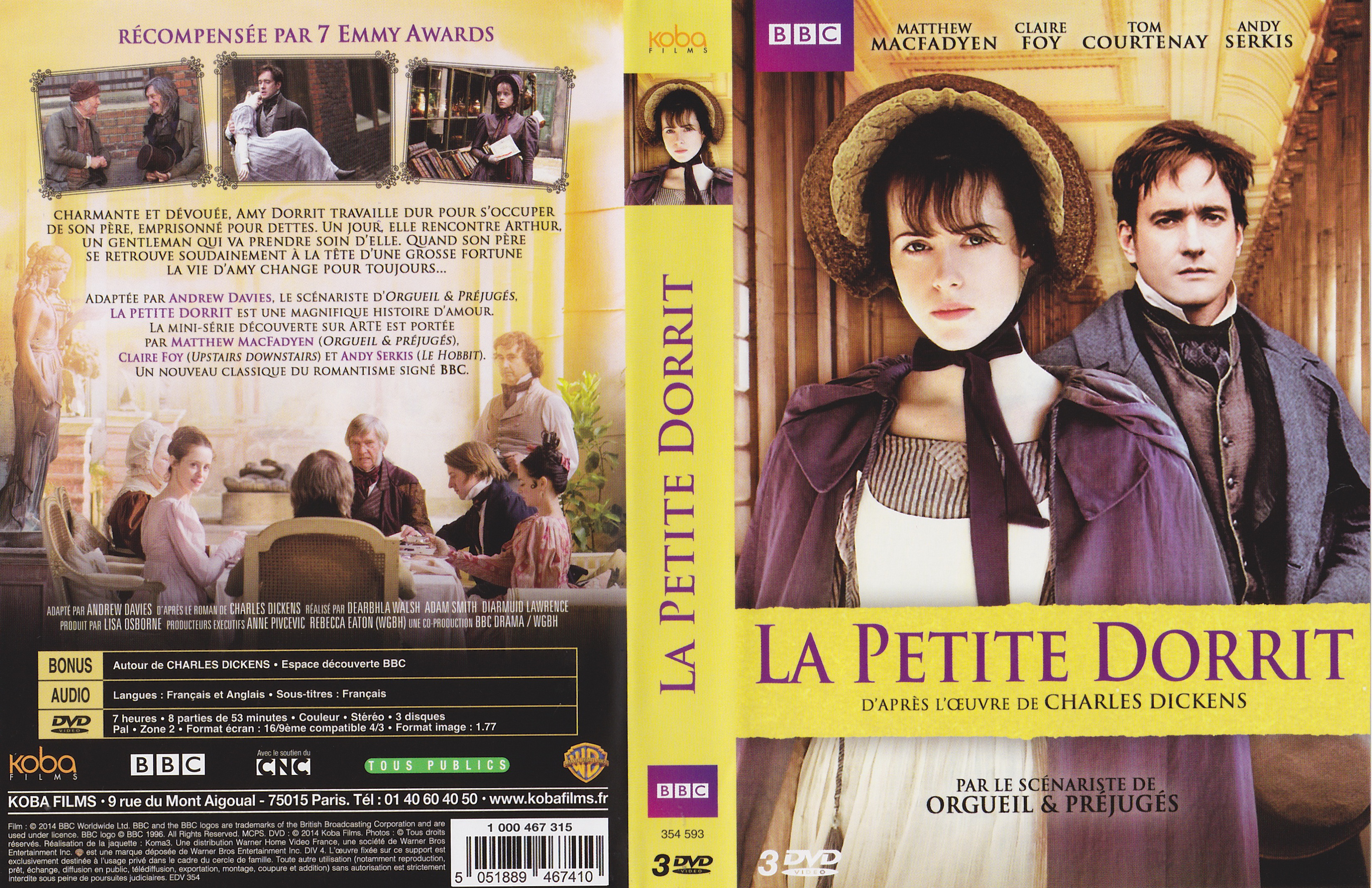 Jaquette DVD La petite Dorrit (2008)
