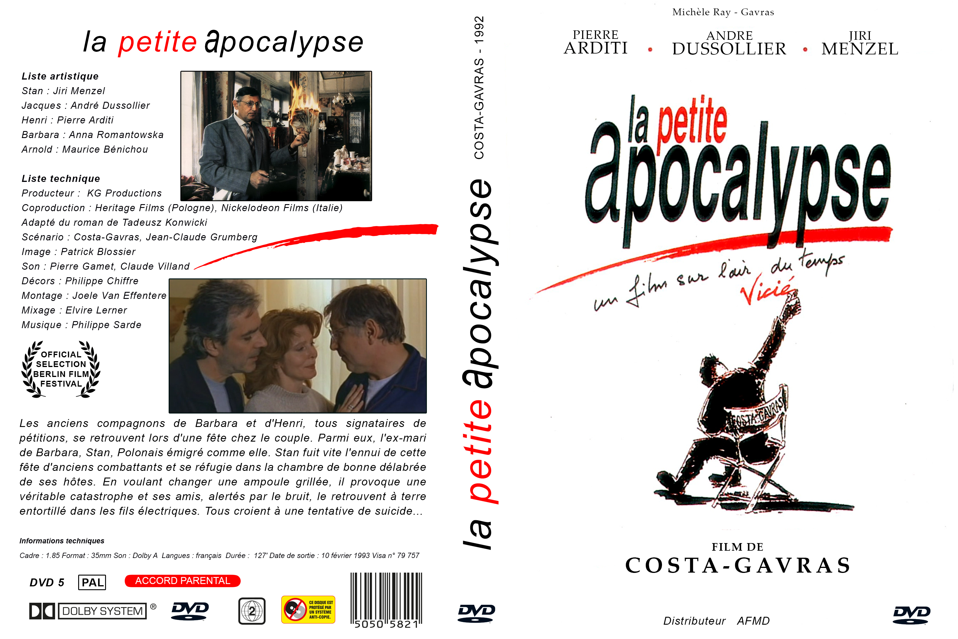 Jaquette DVD La petite apocalypse custom