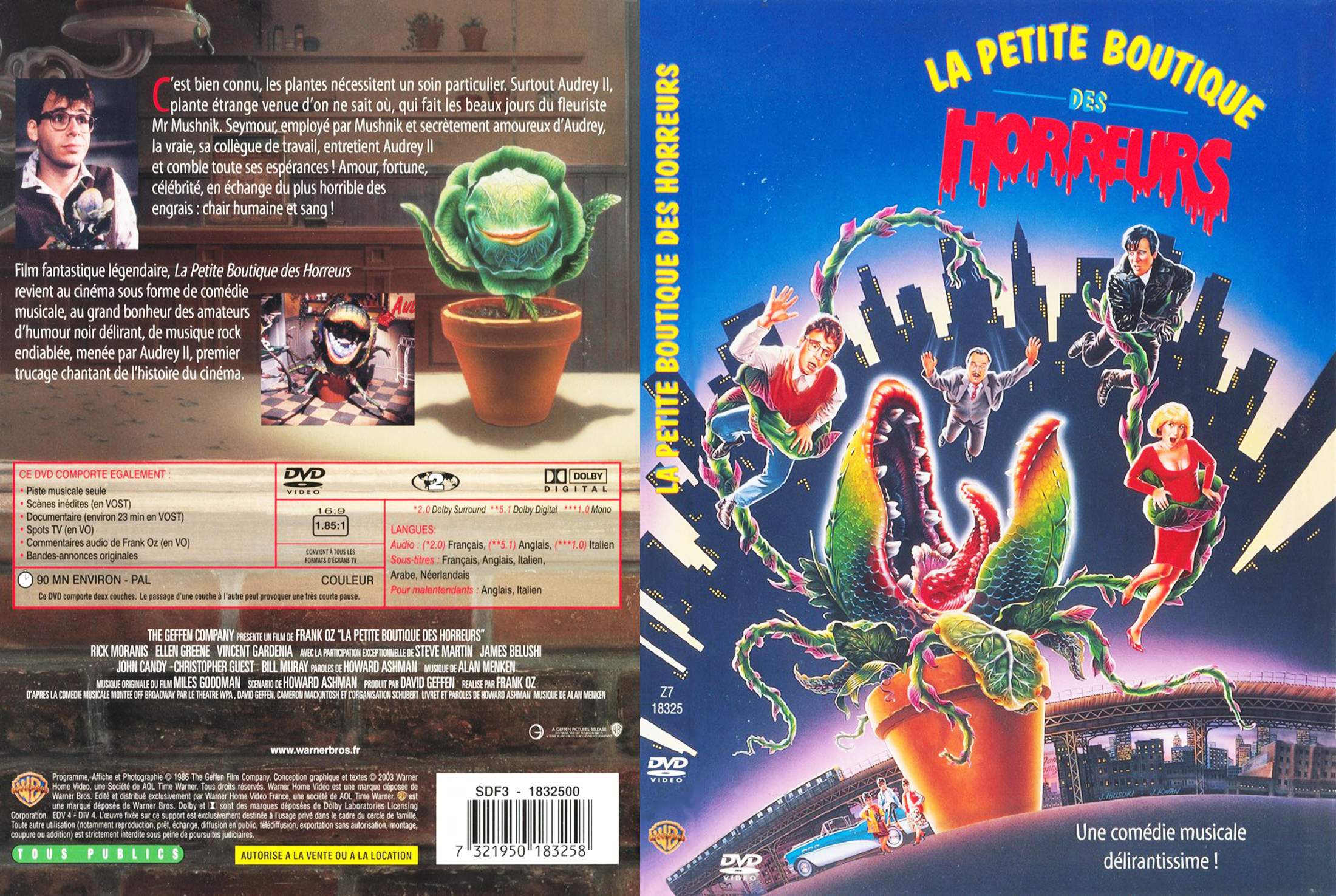 Jaquette DVD La petite boutique des horreurs v2