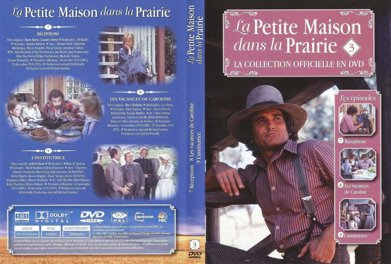 Jaquette DVD La petite maison dans la prairie La Collection vol 03