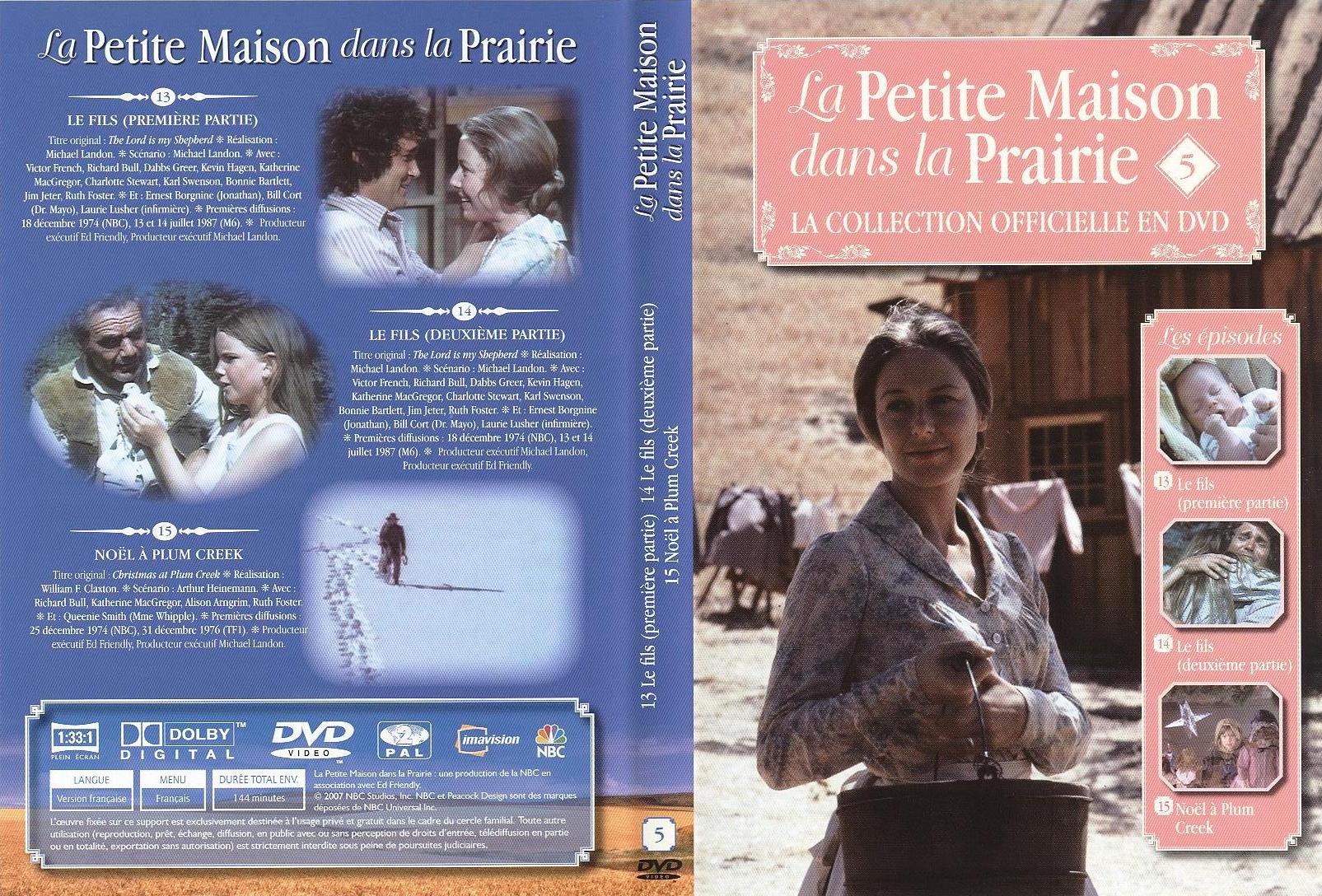 Jaquette DVD La petite maison dans la prairie La Collection vol 05