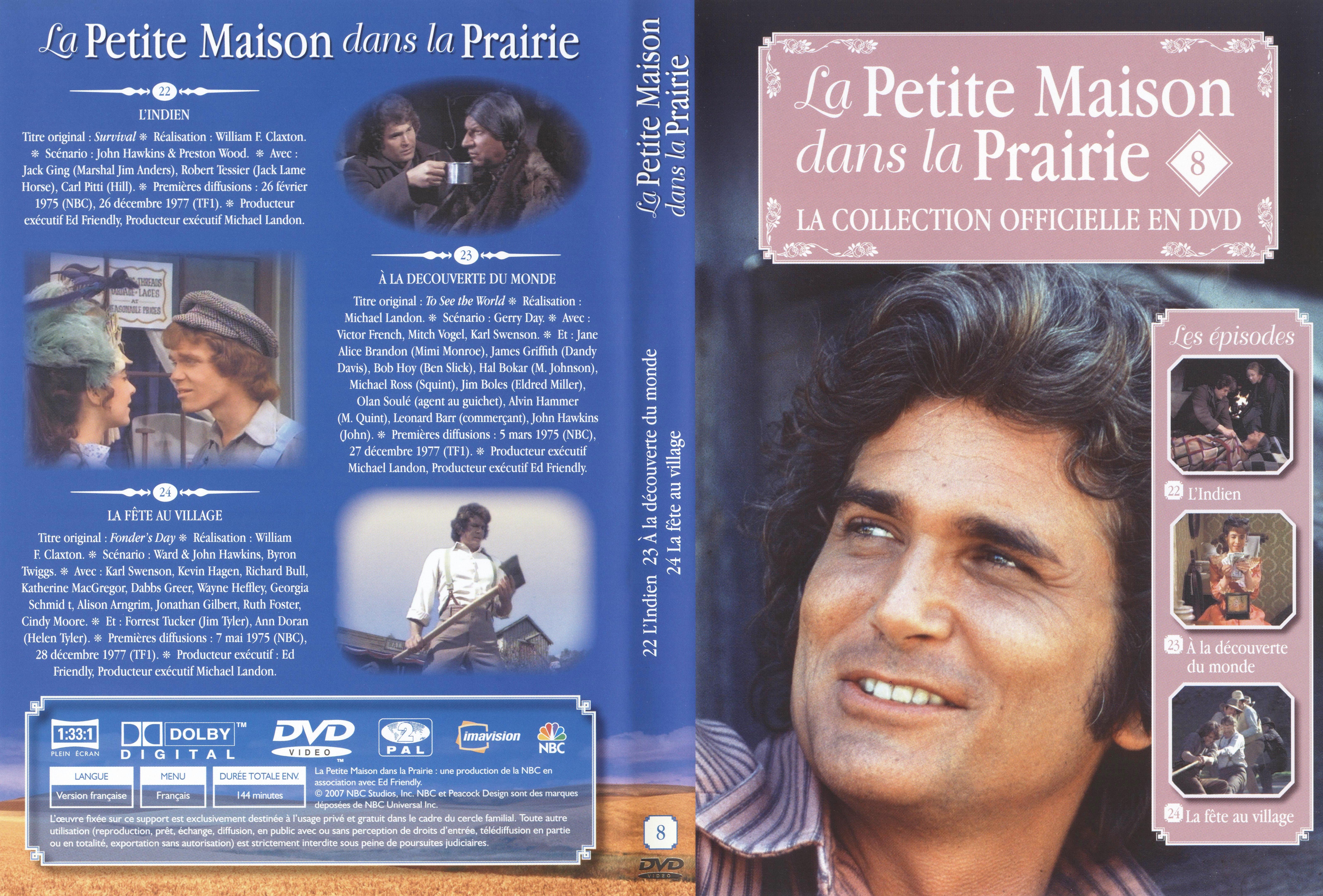 Jaquette DVD La petite maison dans la prairie La Collection vol 08