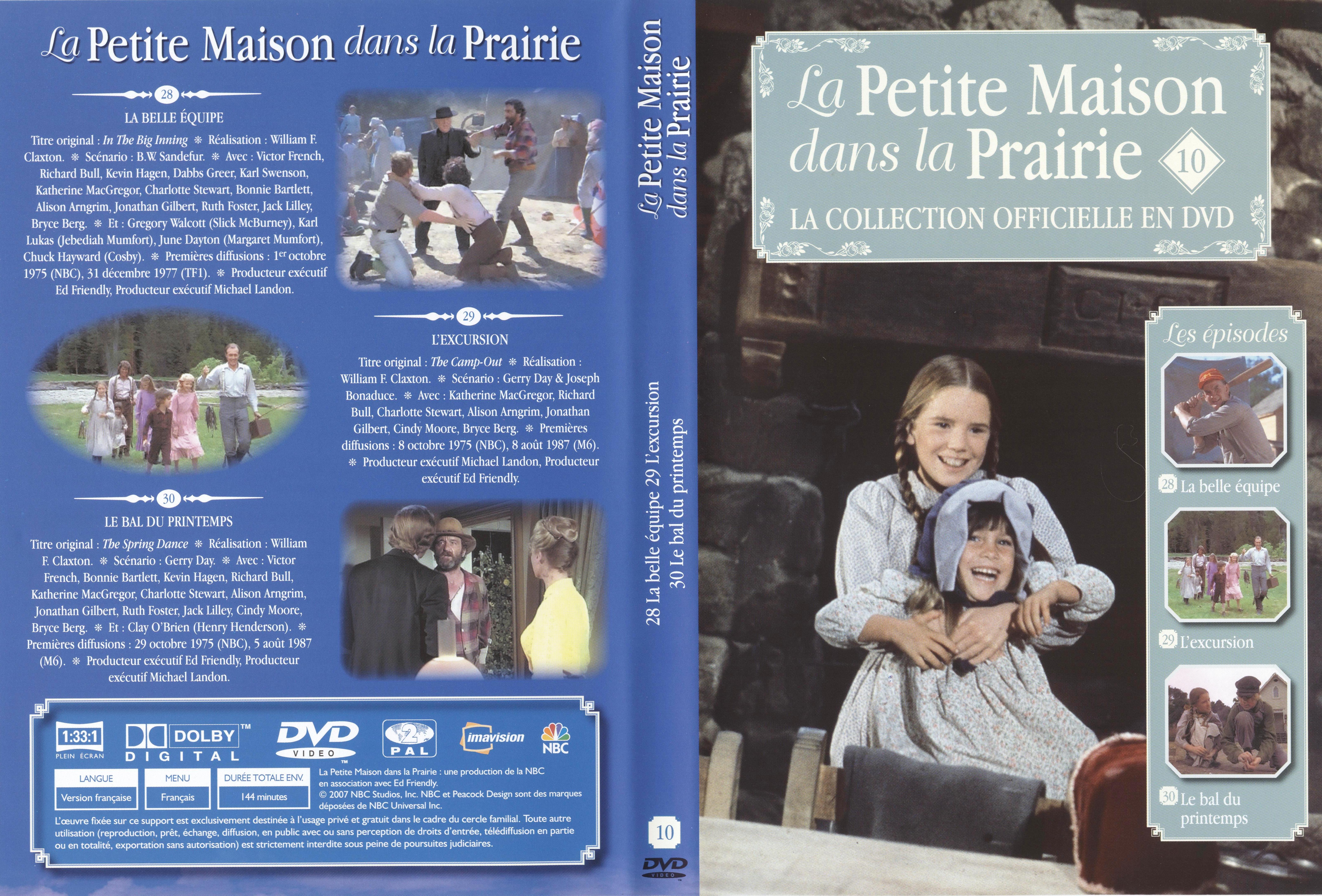 Jaquette DVD La petite maison dans la prairie La Collection vol 10