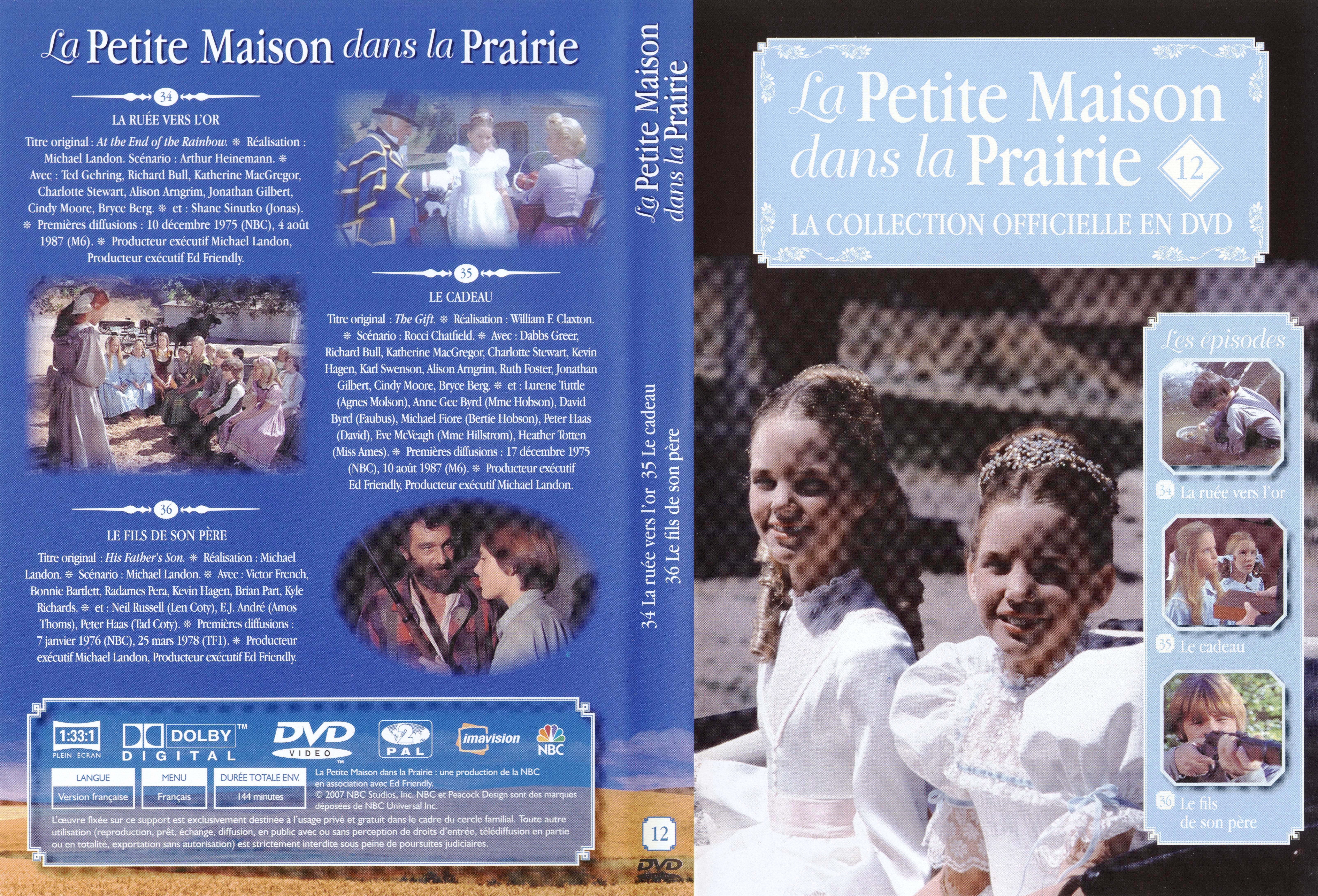 Jaquette DVD La petite maison dans la prairie La Collection vol 12