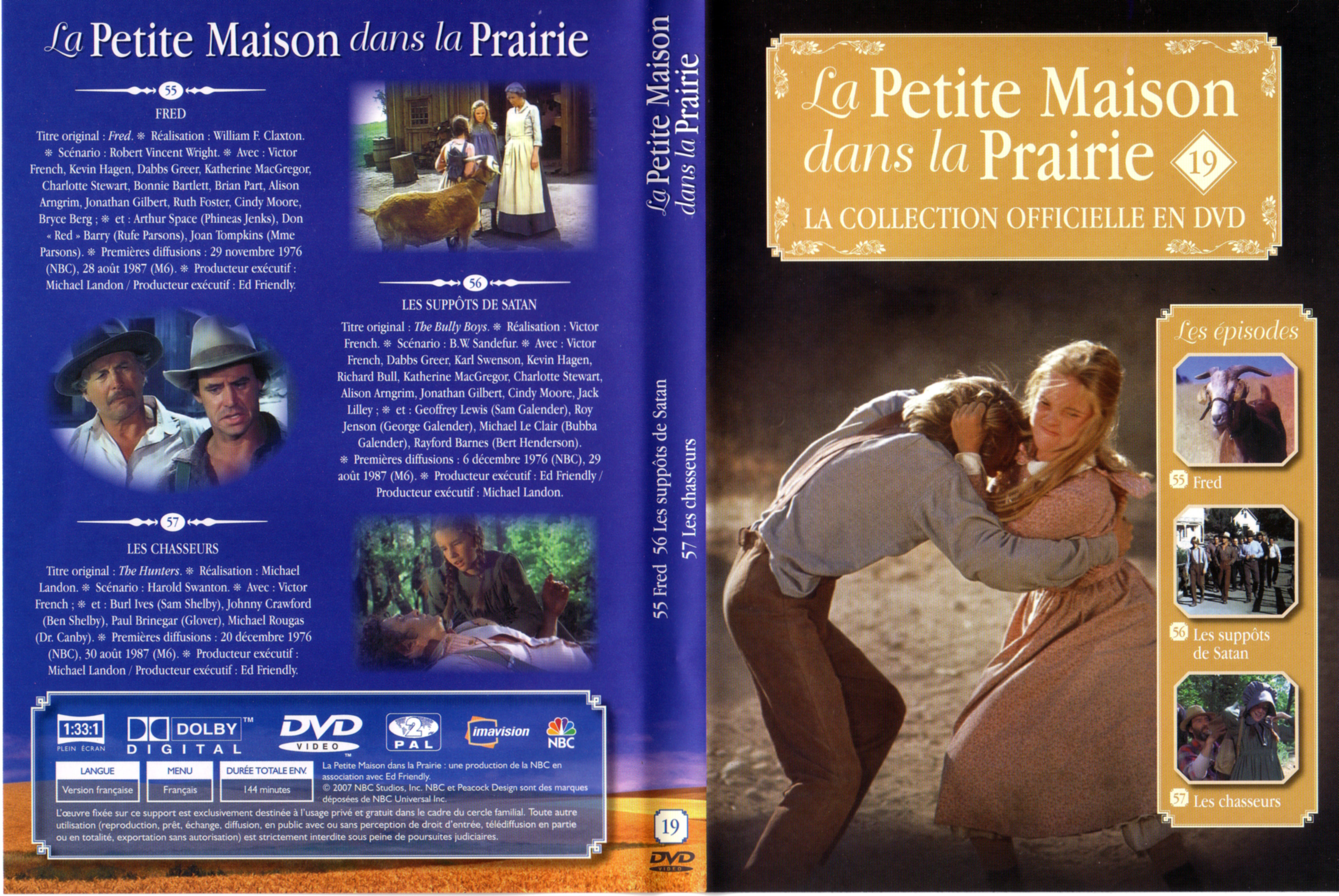 Jaquette DVD La petite maison dans la prairie La Collection vol 19